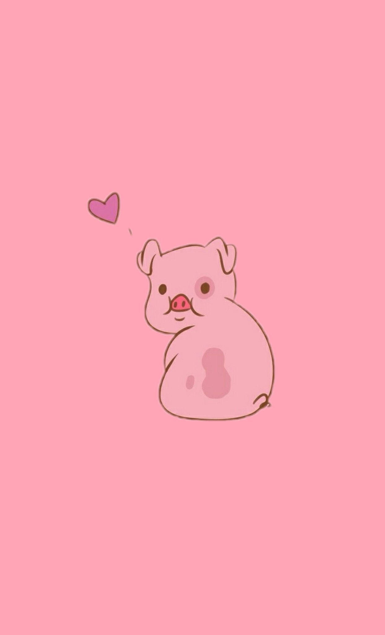 Corazón de Cerdo Lindo Fondos de pantalla