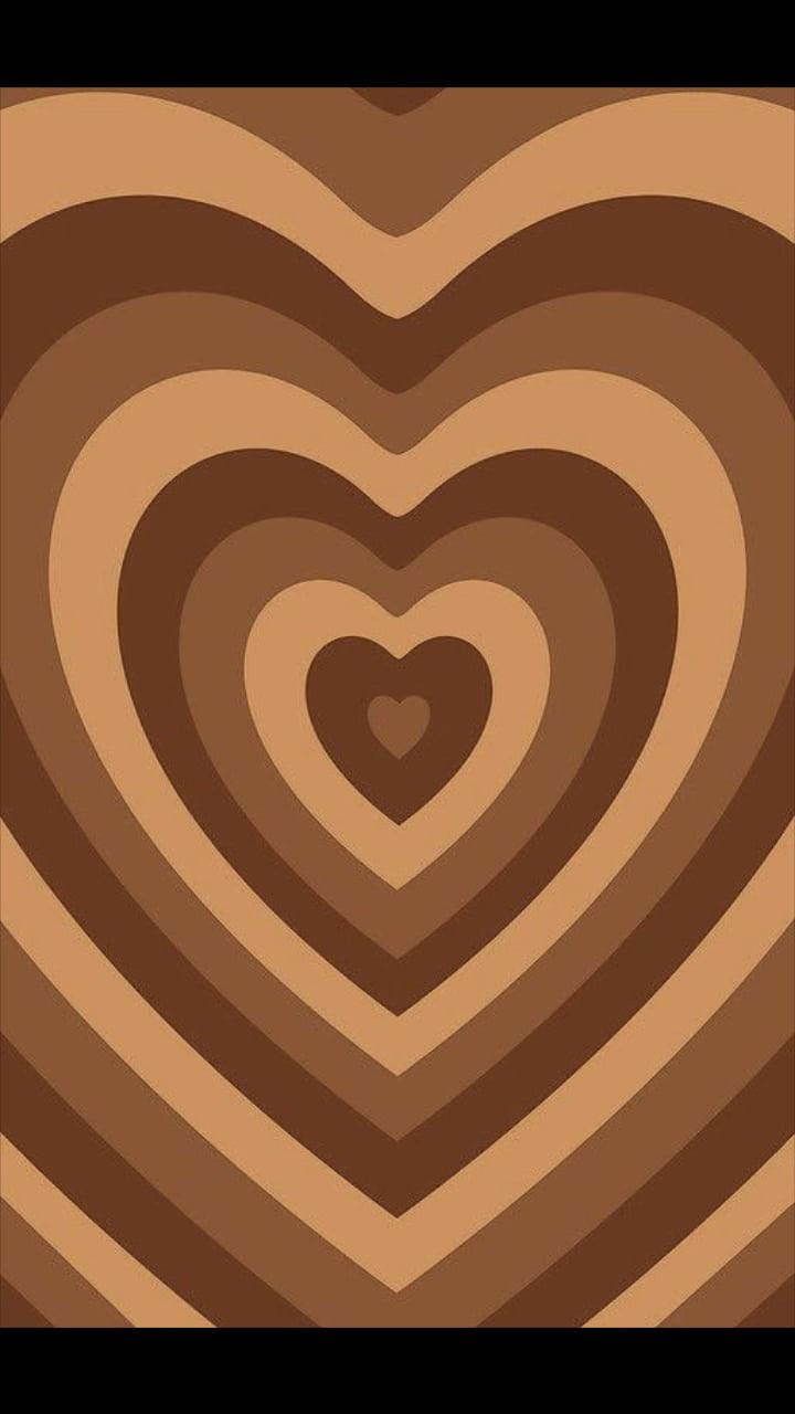 Corazón Marrón Estético Fondos de pantalla