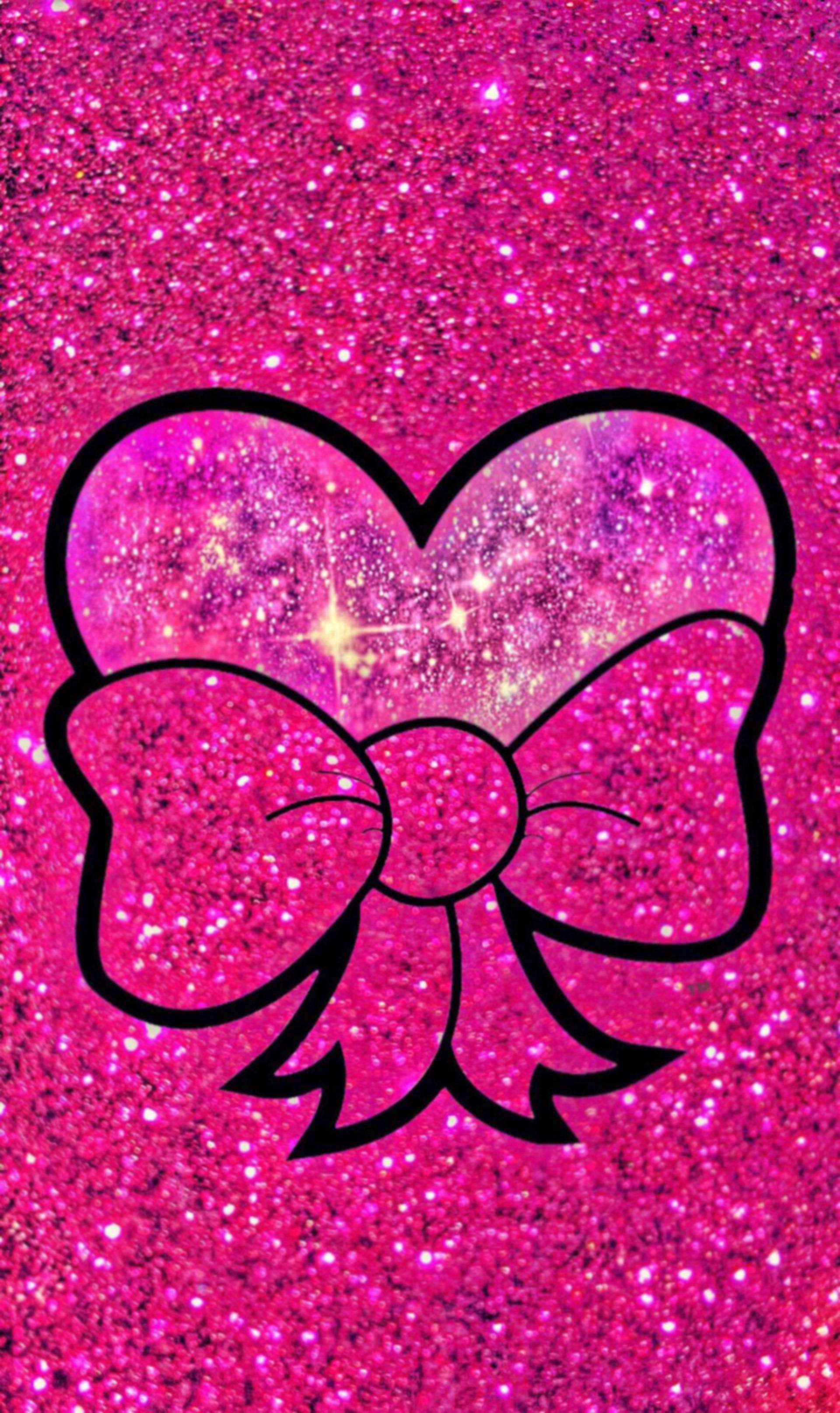 Corazón Rosa Lindo y Listón Fondos de pantalla