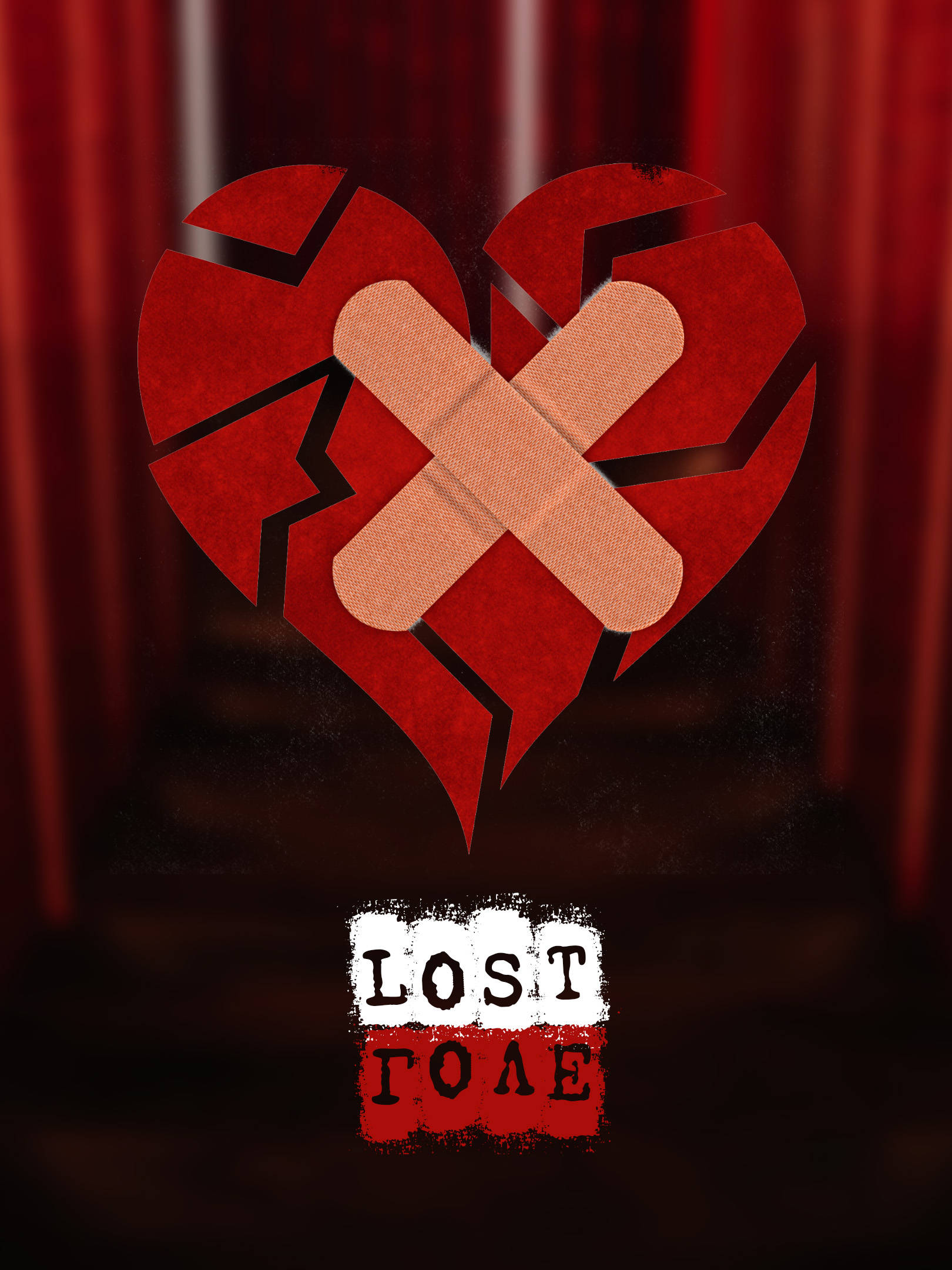 Corazón Roto Sin Amor Con Vendaje Fondos de pantalla
