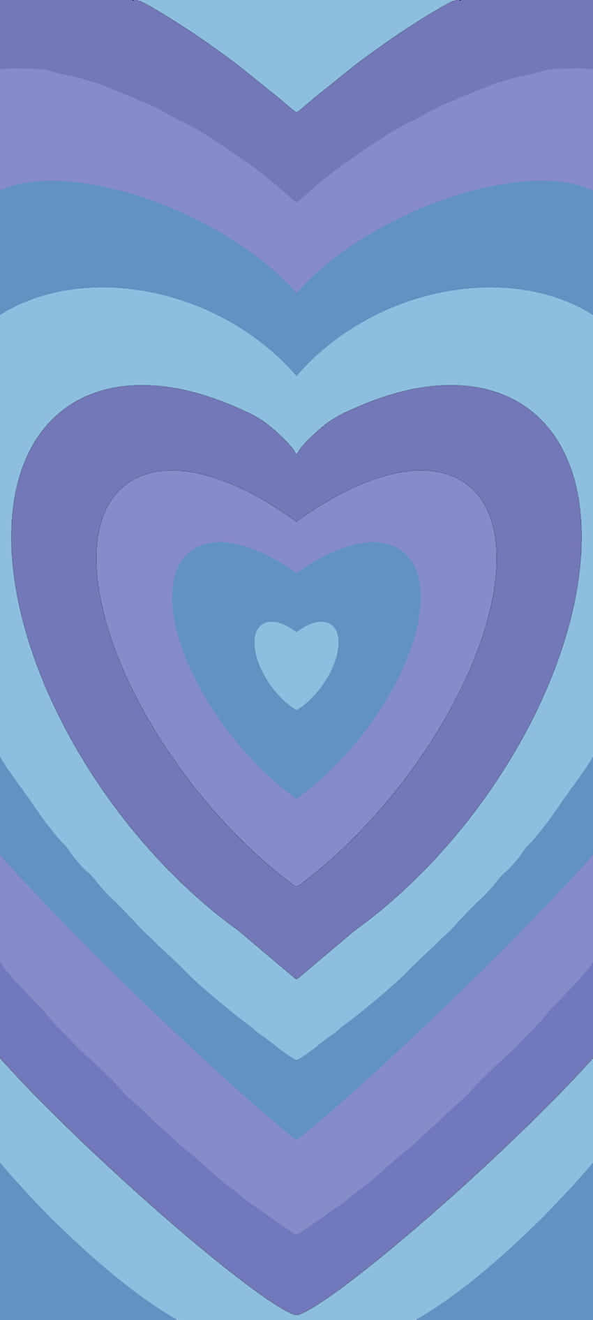 Corazones Azules Concéntricos PFP Fondos de pantalla