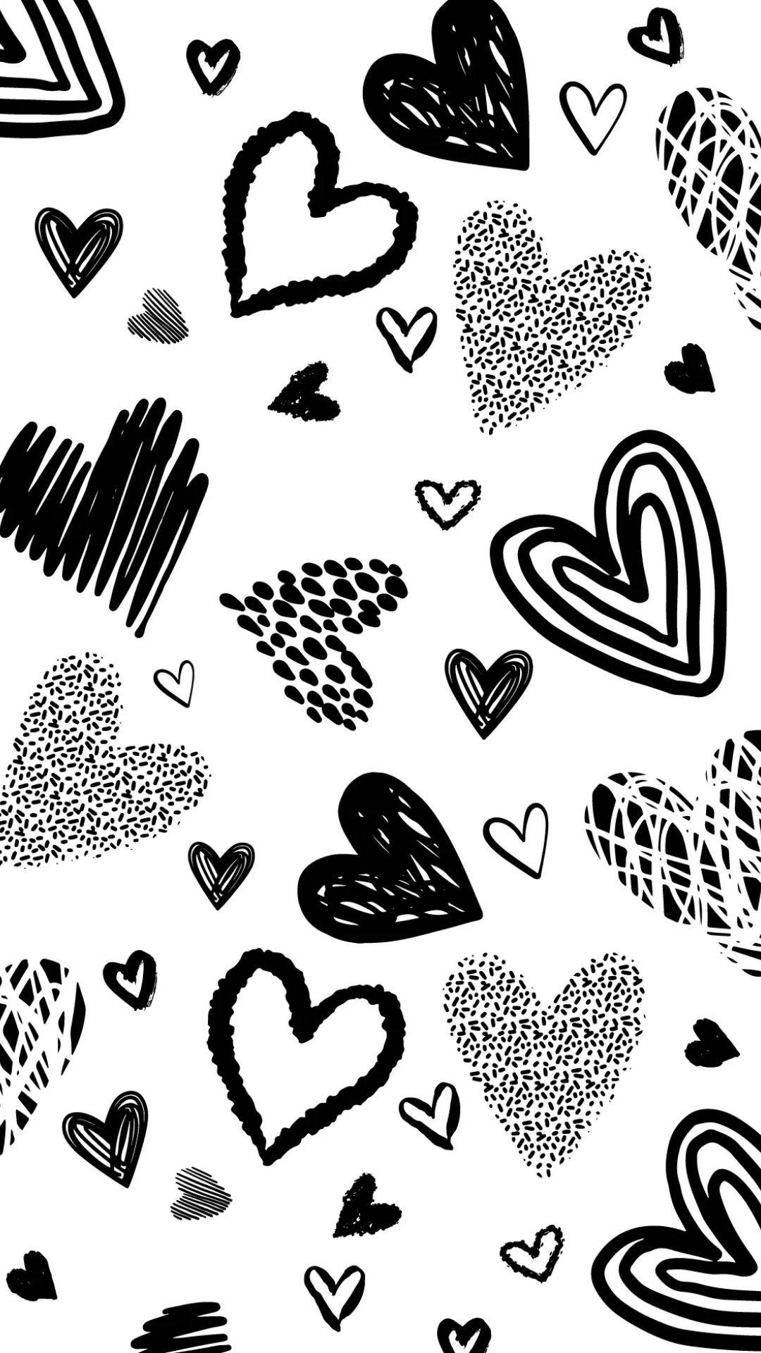 Corazones Blancos Estéticos Fondos de pantalla