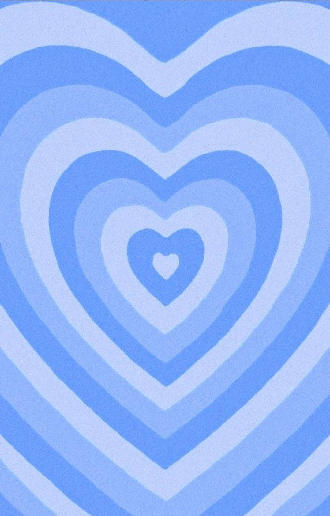 Corazones estéticos azules simples Fondos de pantalla