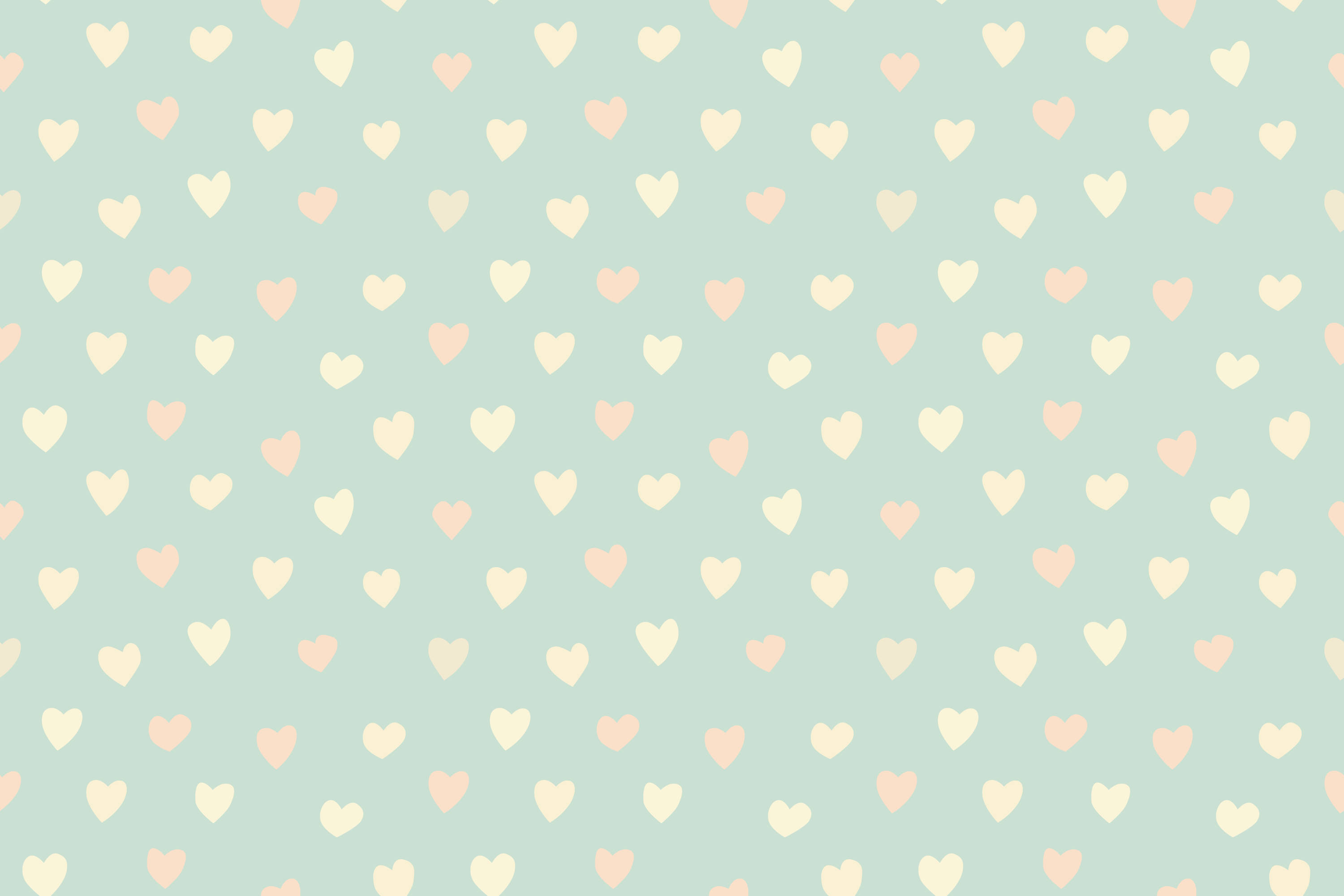Corazones Pastel Adorables Fondos de pantalla