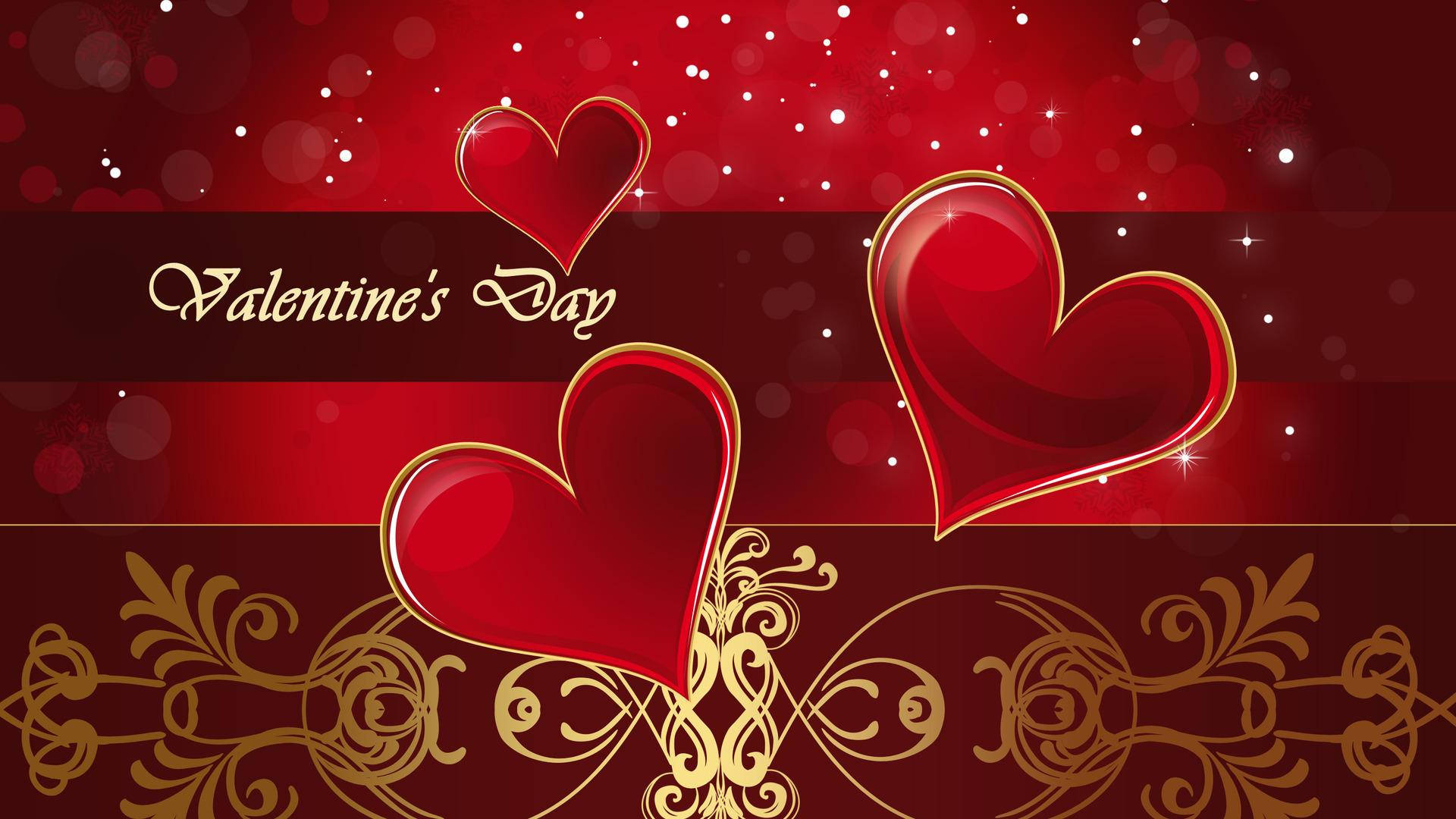 Corazones Rojos en el Día de San Valentín Fondos de pantalla