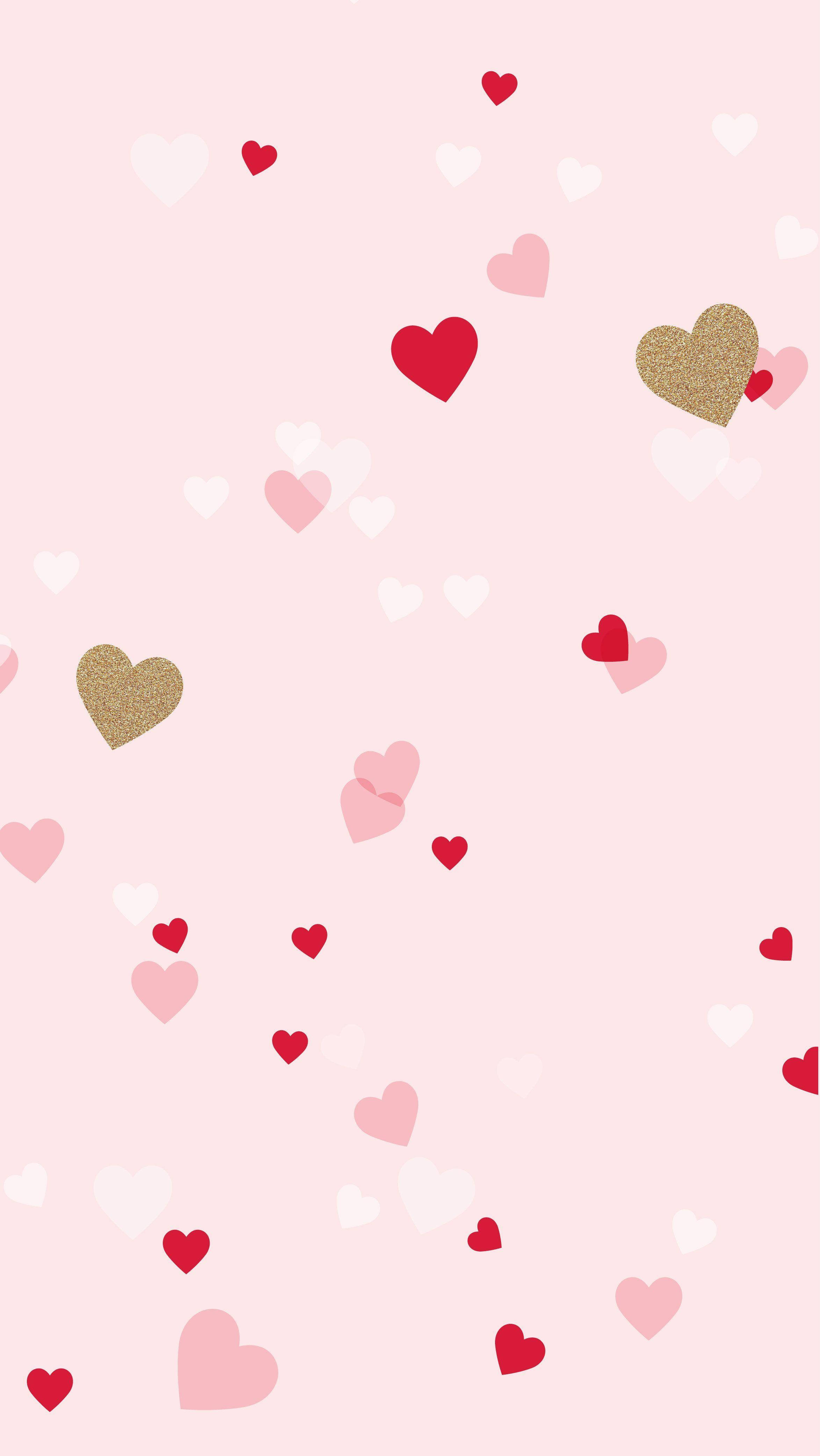 Corazones Rosas Estética Linda Fondos de pantalla