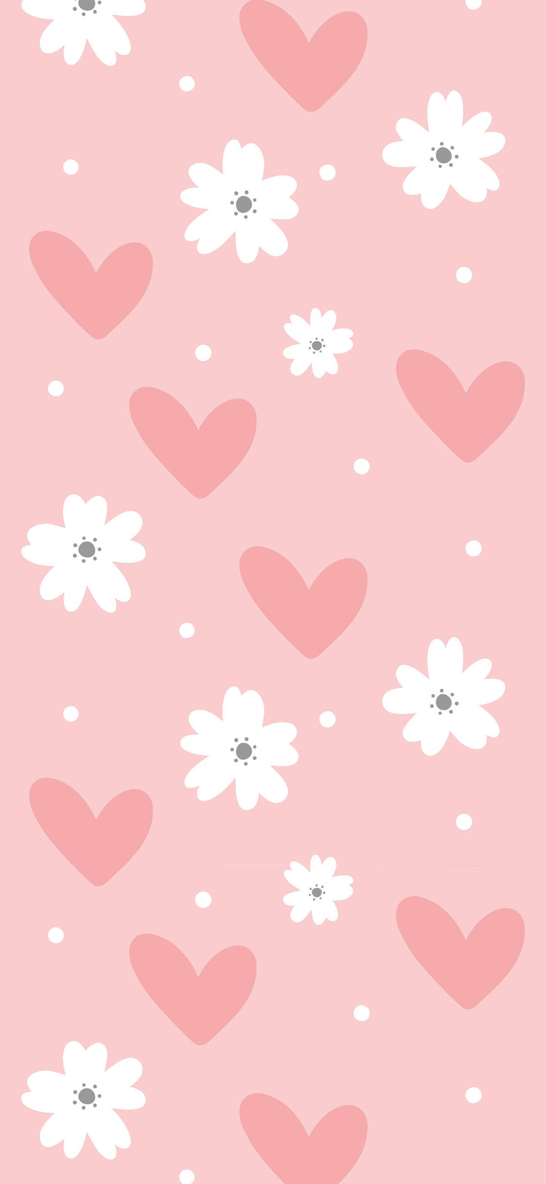 Corazones y Flores Femenino iPhone Fondos de pantalla