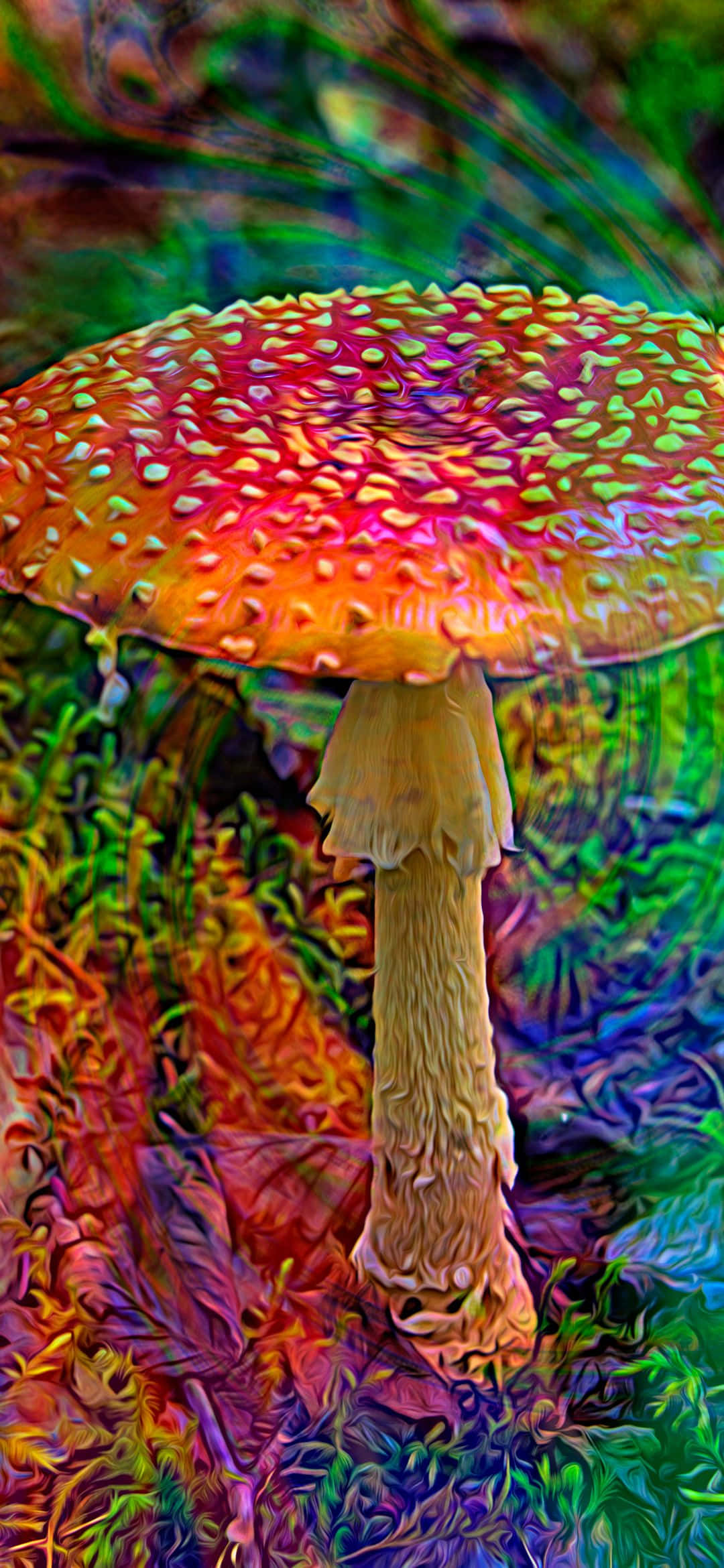 Cordillera brillante y colorida Fondos de pantalla