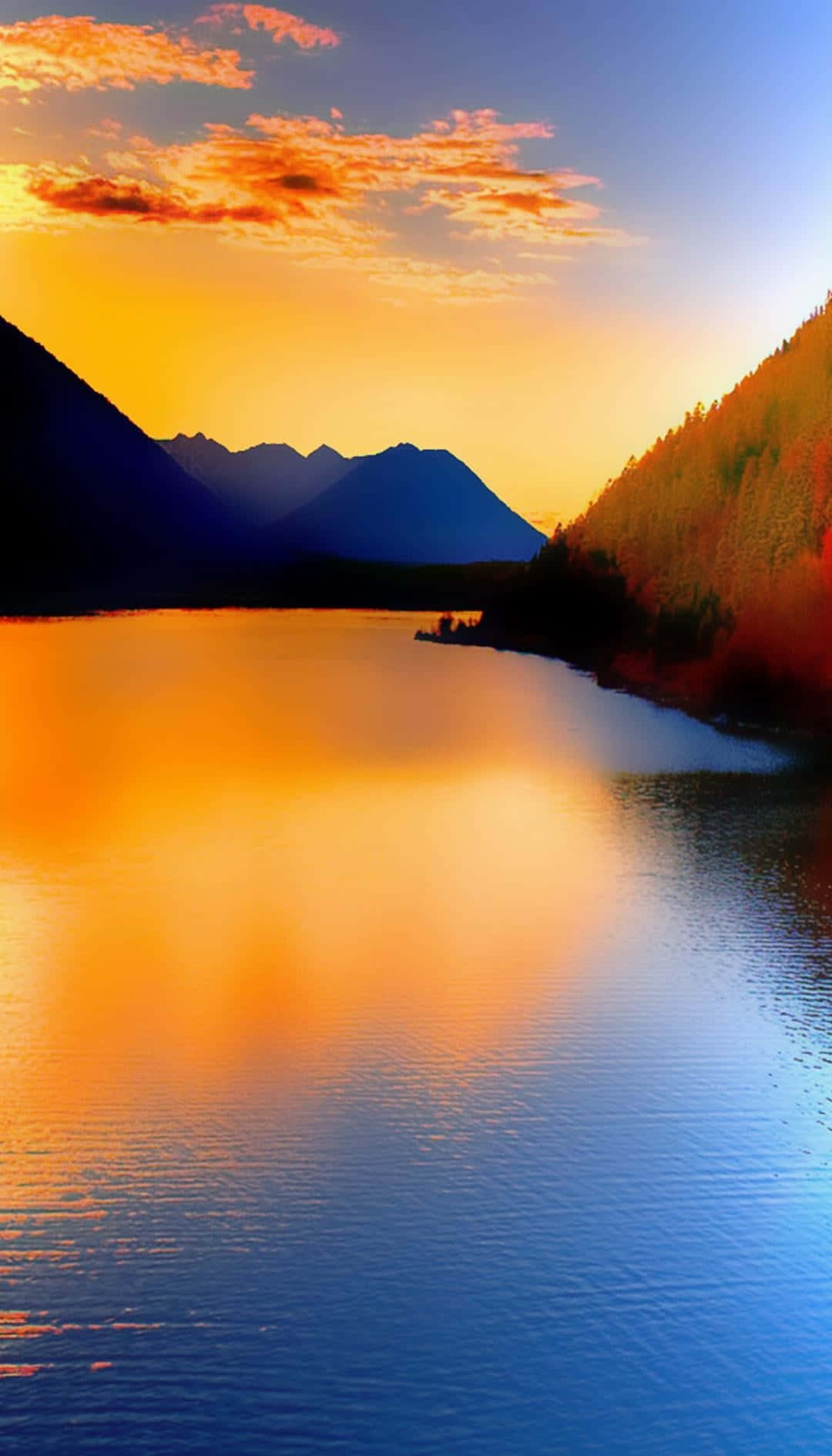 Cordillera Fascinante al Atardecer Fondos de pantalla