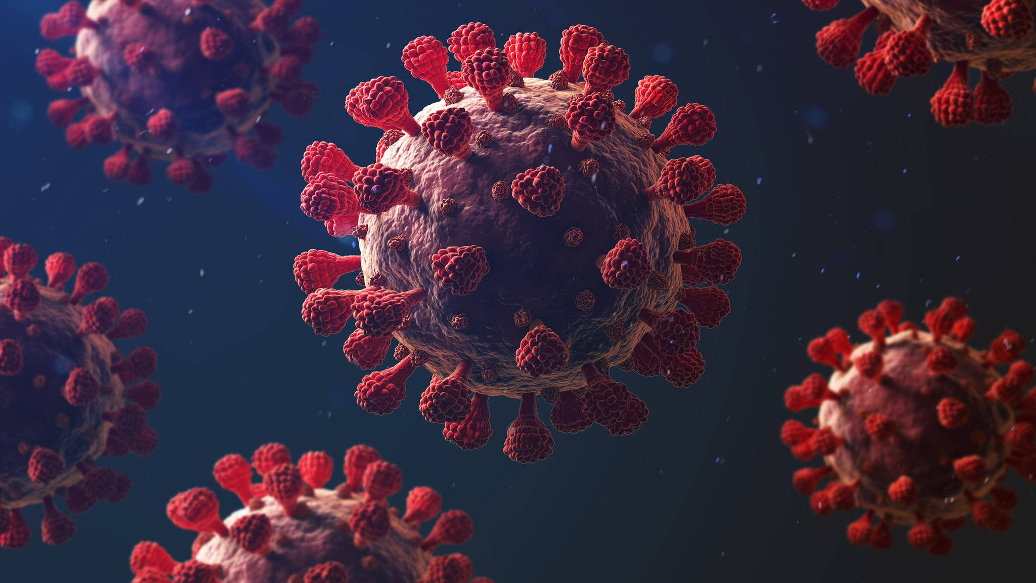 Coronavirus de Púas Rojas Fondos de pantalla