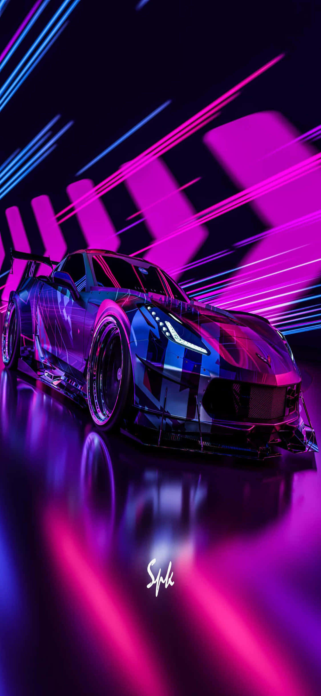 Corre hasta la línea de meta con iPhone Xs Need For Speed Heat Fondos de pantalla