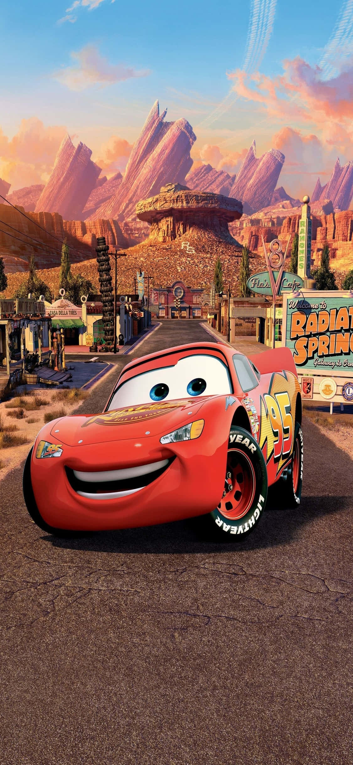 Corredor profesional McQueen Fondo de iPhone X Cars Fondos de pantalla