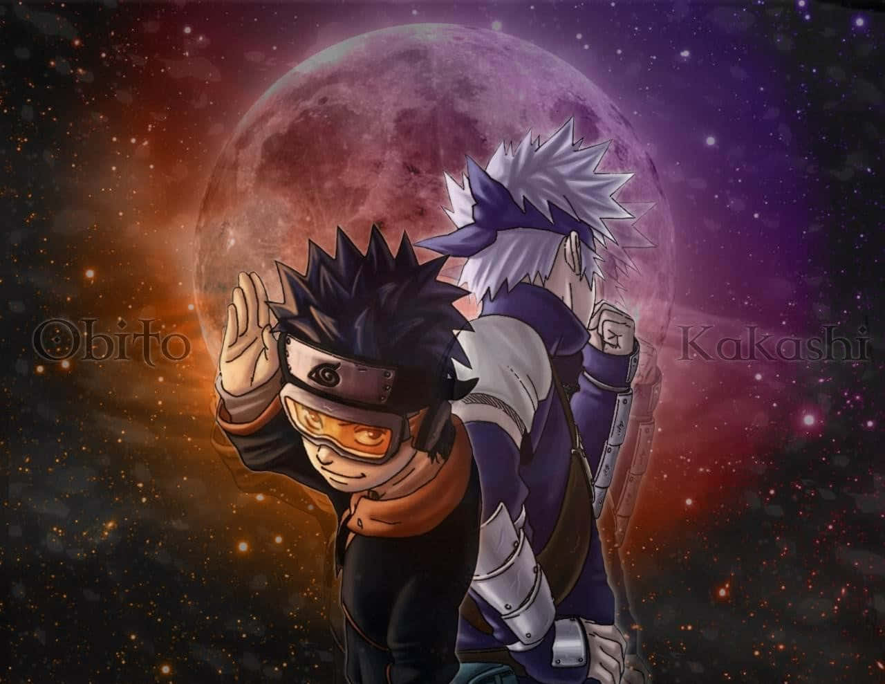 Cósmico Kakashi Y Obito Fondos de pantalla