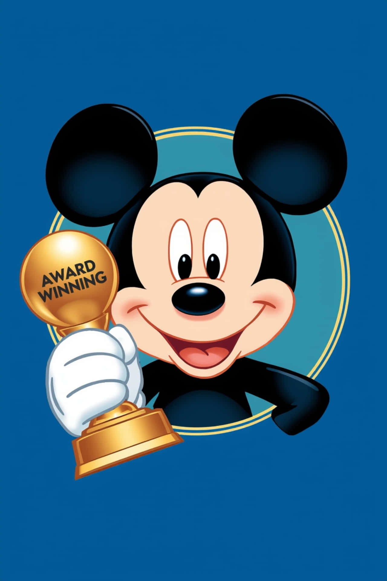 dibujo animado, expresión facial, caricatura animada, Mickey, Mouse, azul, fondo