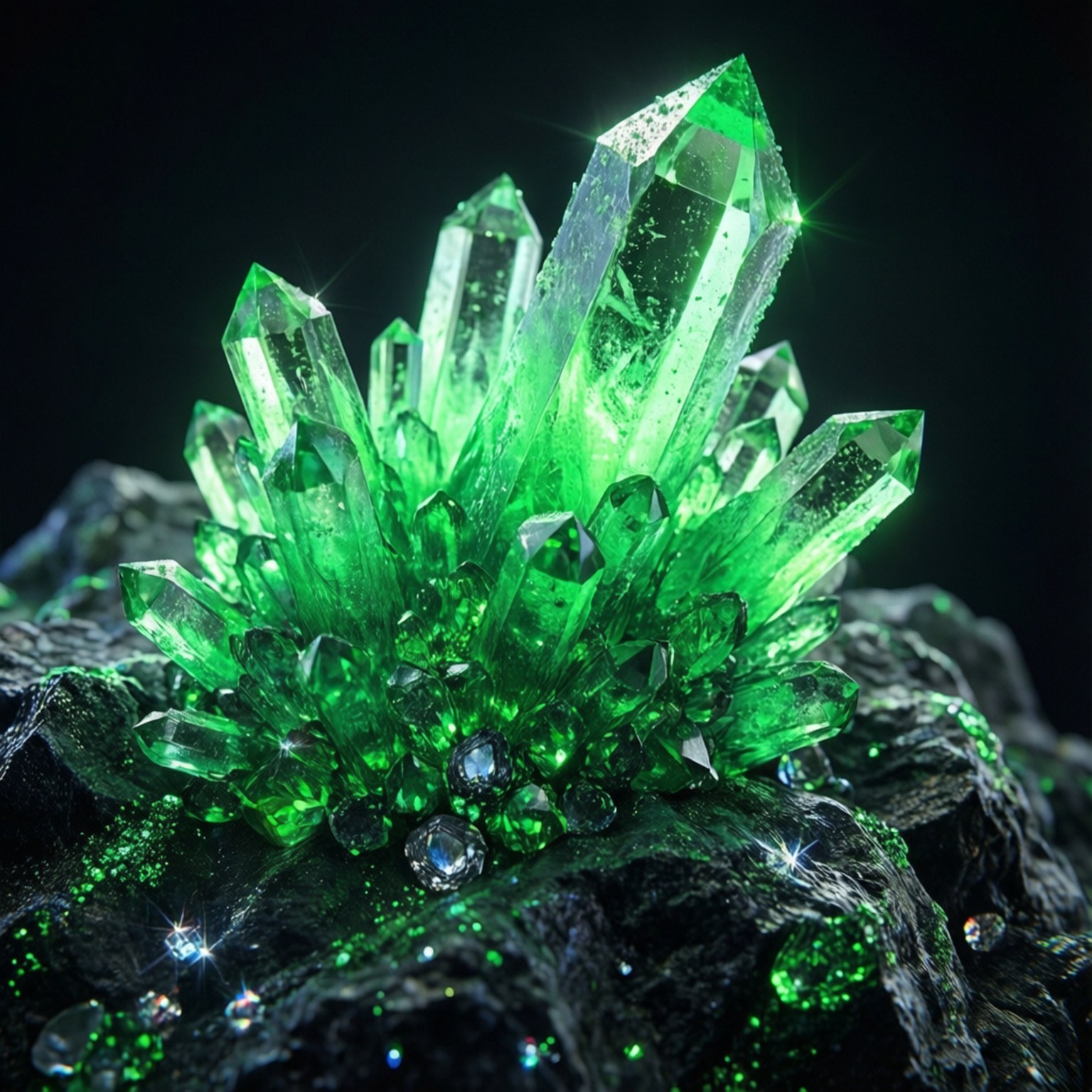Crecimiento de Cristales Fondos de pantalla