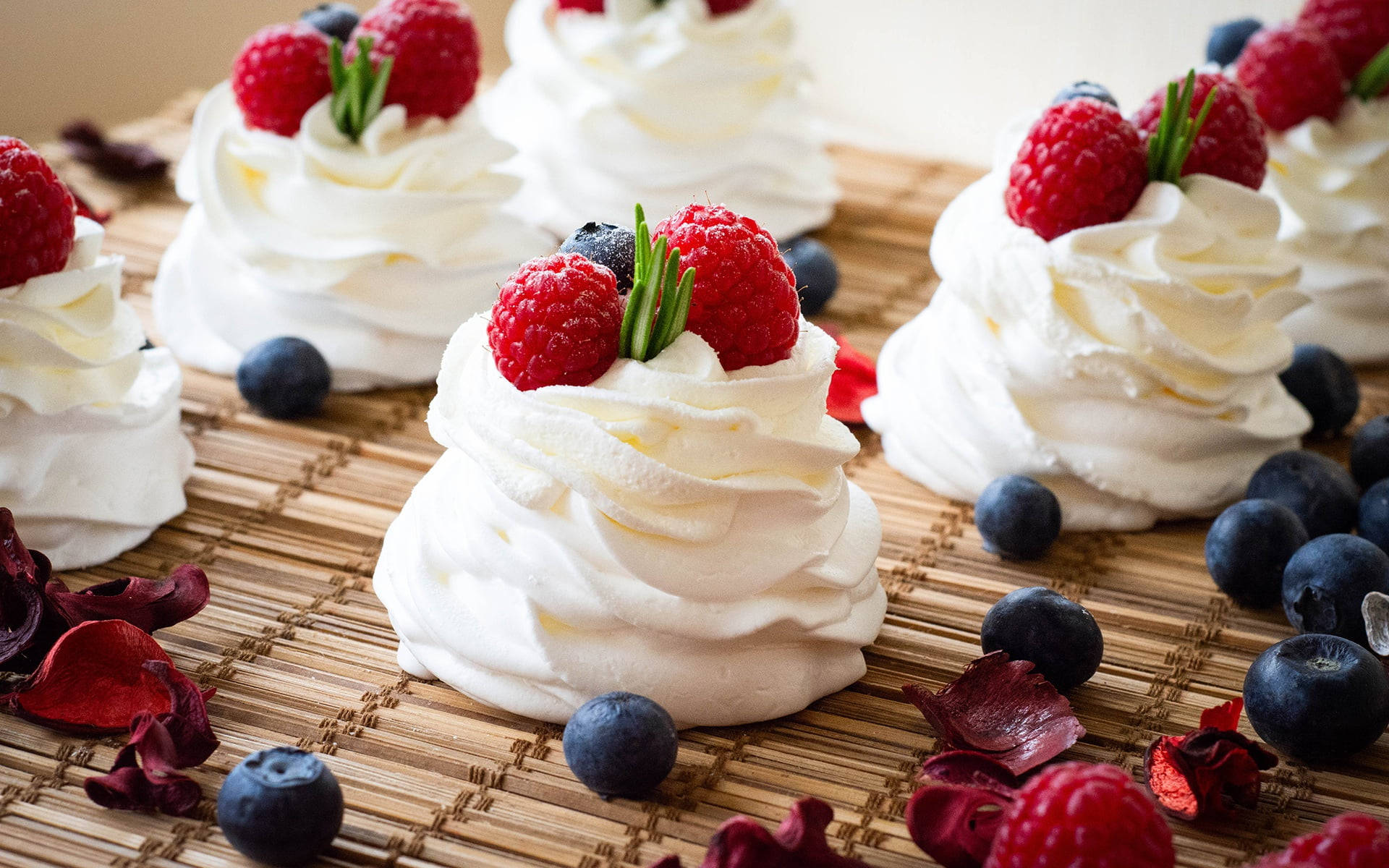 Crema Batida con Moras Fondos de pantalla