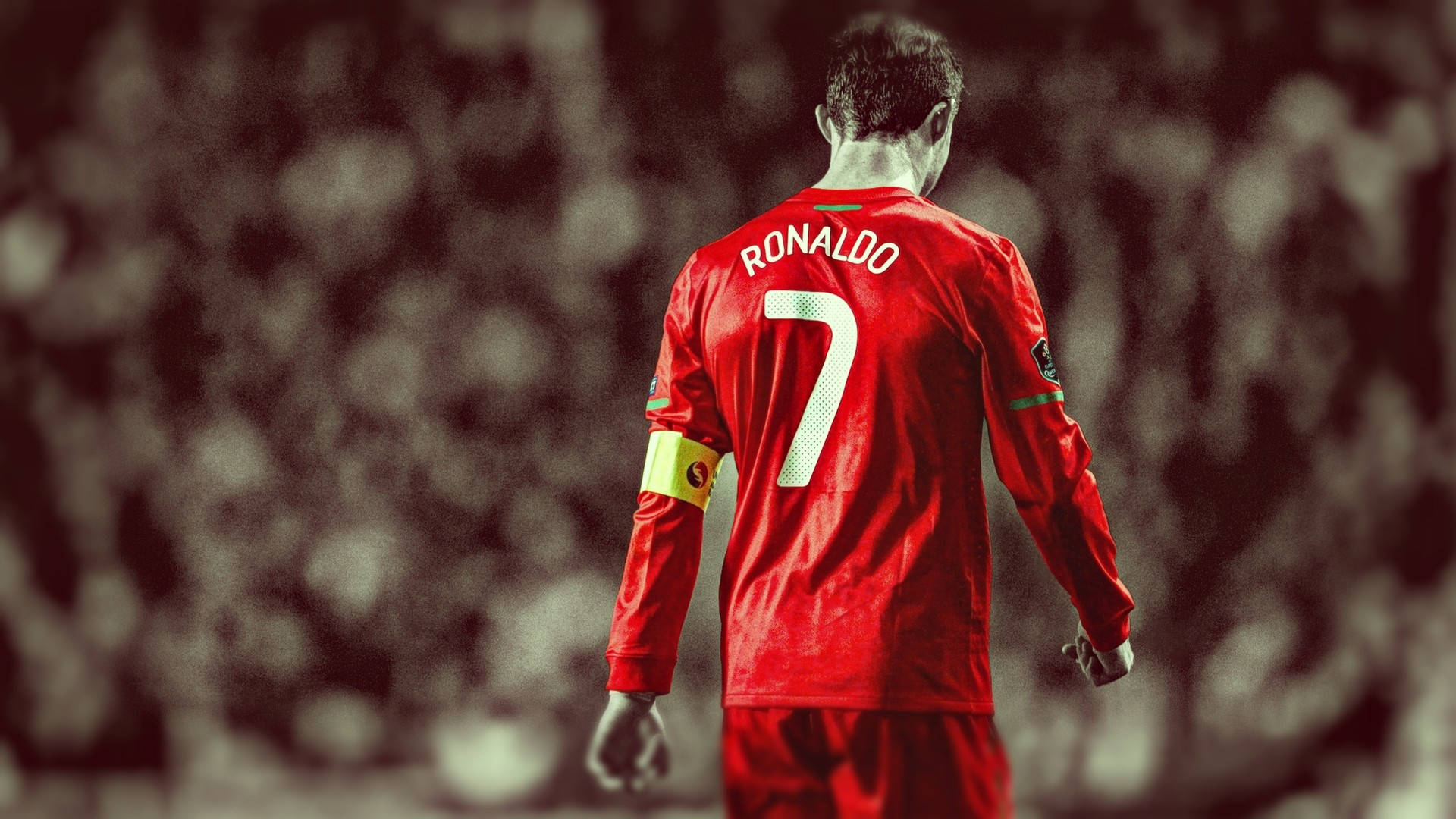 Cristiano Ronaldo Cool FPF Uniforme Vista Trasera Fondos de pantalla