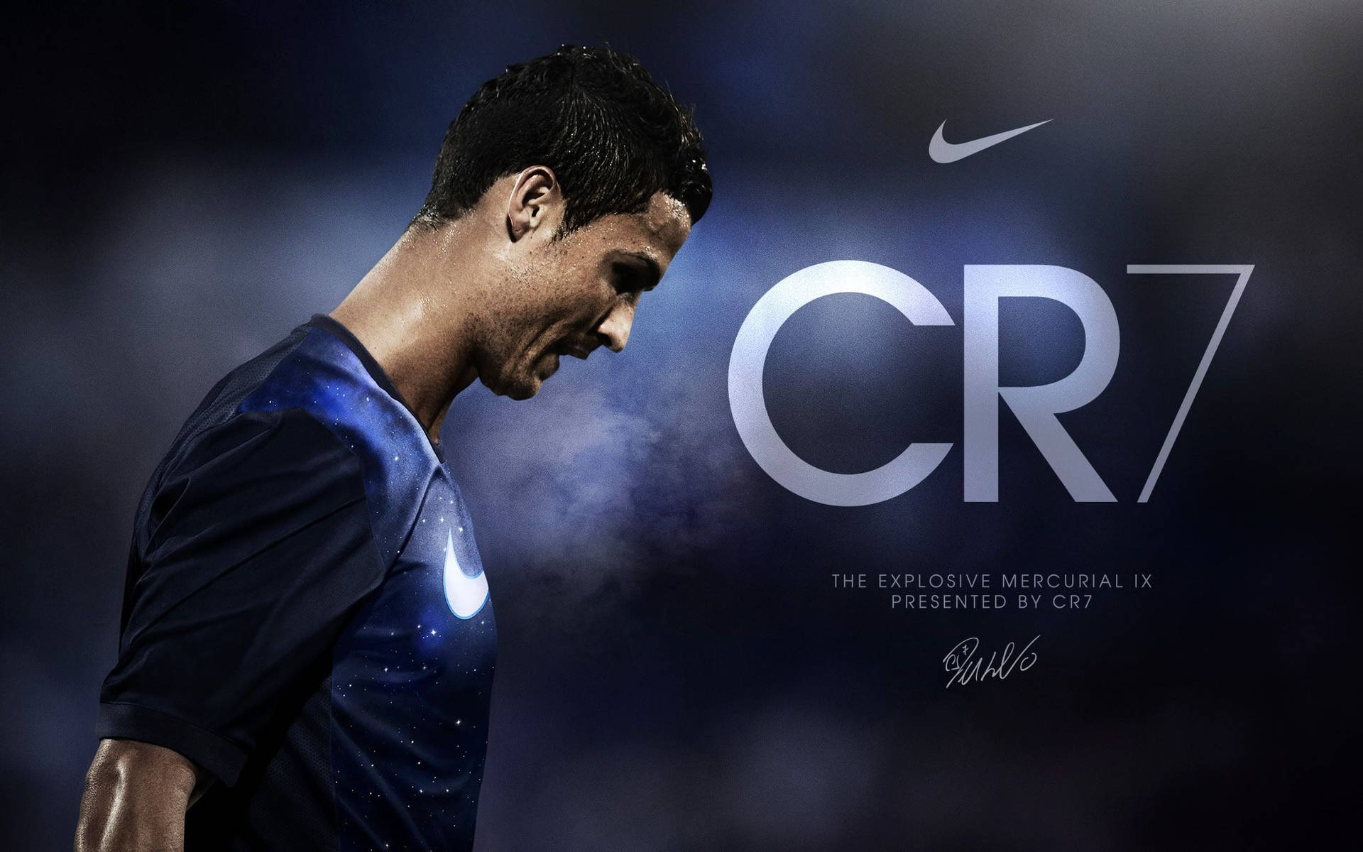 Fondo de pantalla de Cristiano Ronaldo CR7 Nike.