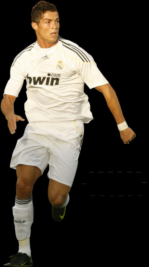 Cristiano Ronaldo en acción con el Real Madrid Fondos de pantalla