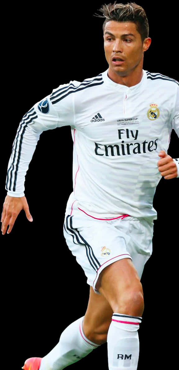 Cristiano Ronaldo en acción con el Real Madrid Fondos de pantalla
