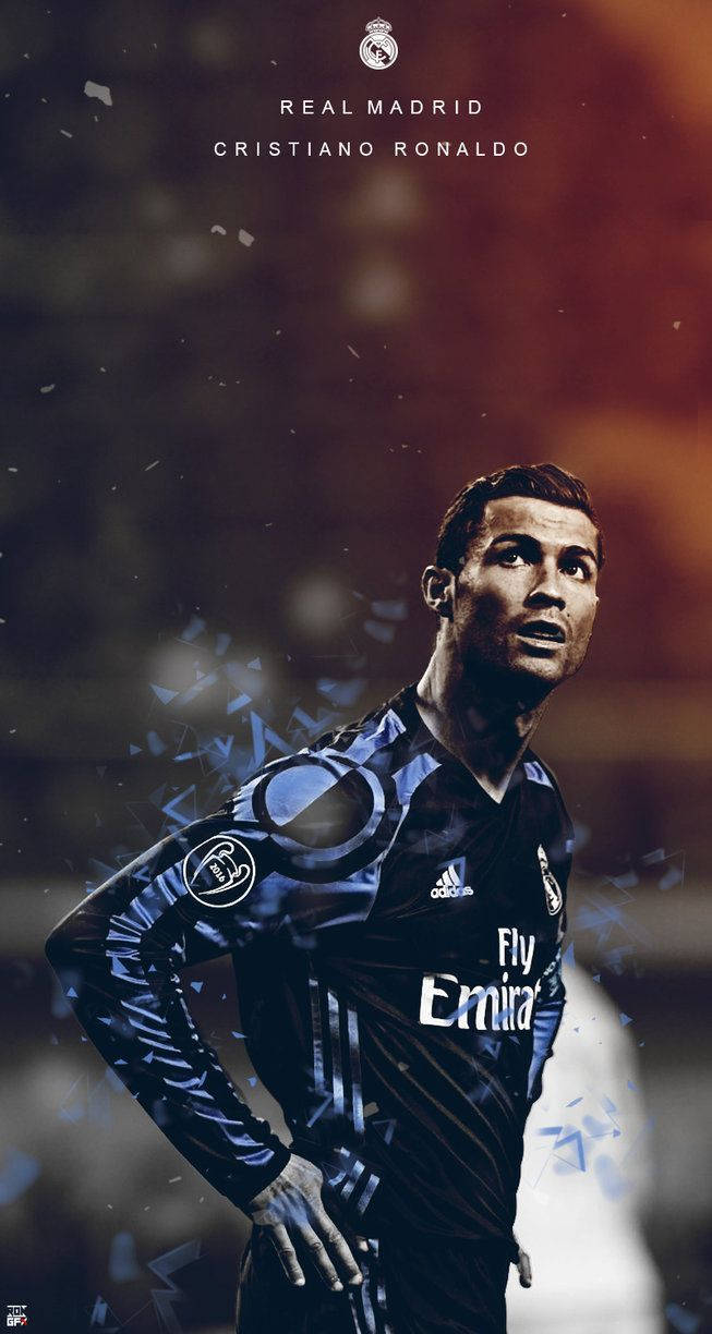 Fondo de pantalla épico de Cristiano Ronaldo en el Real Madrid.
