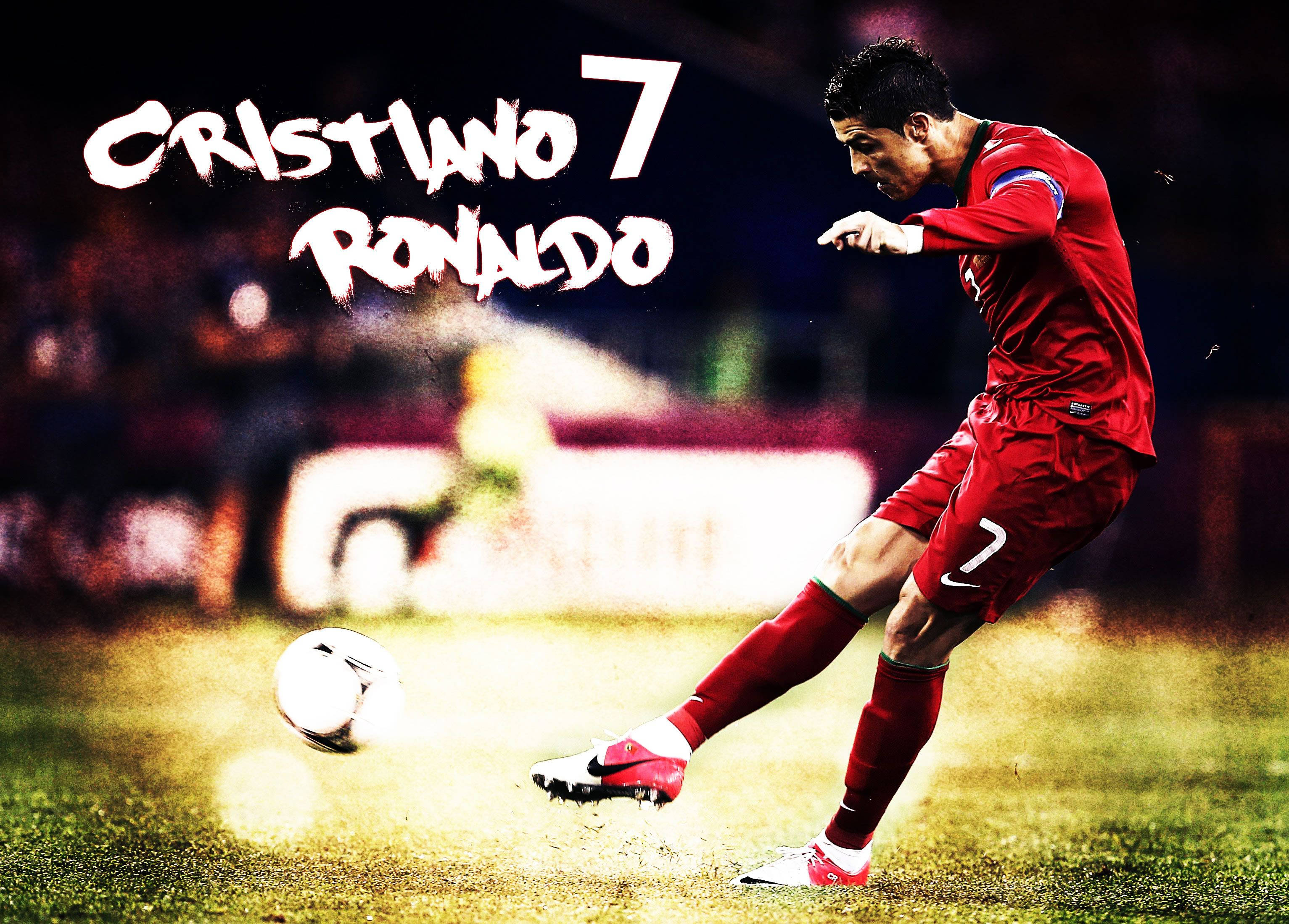 Cristiano Ronaldo Patada Media Arte Gráfico Fondos de pantalla
