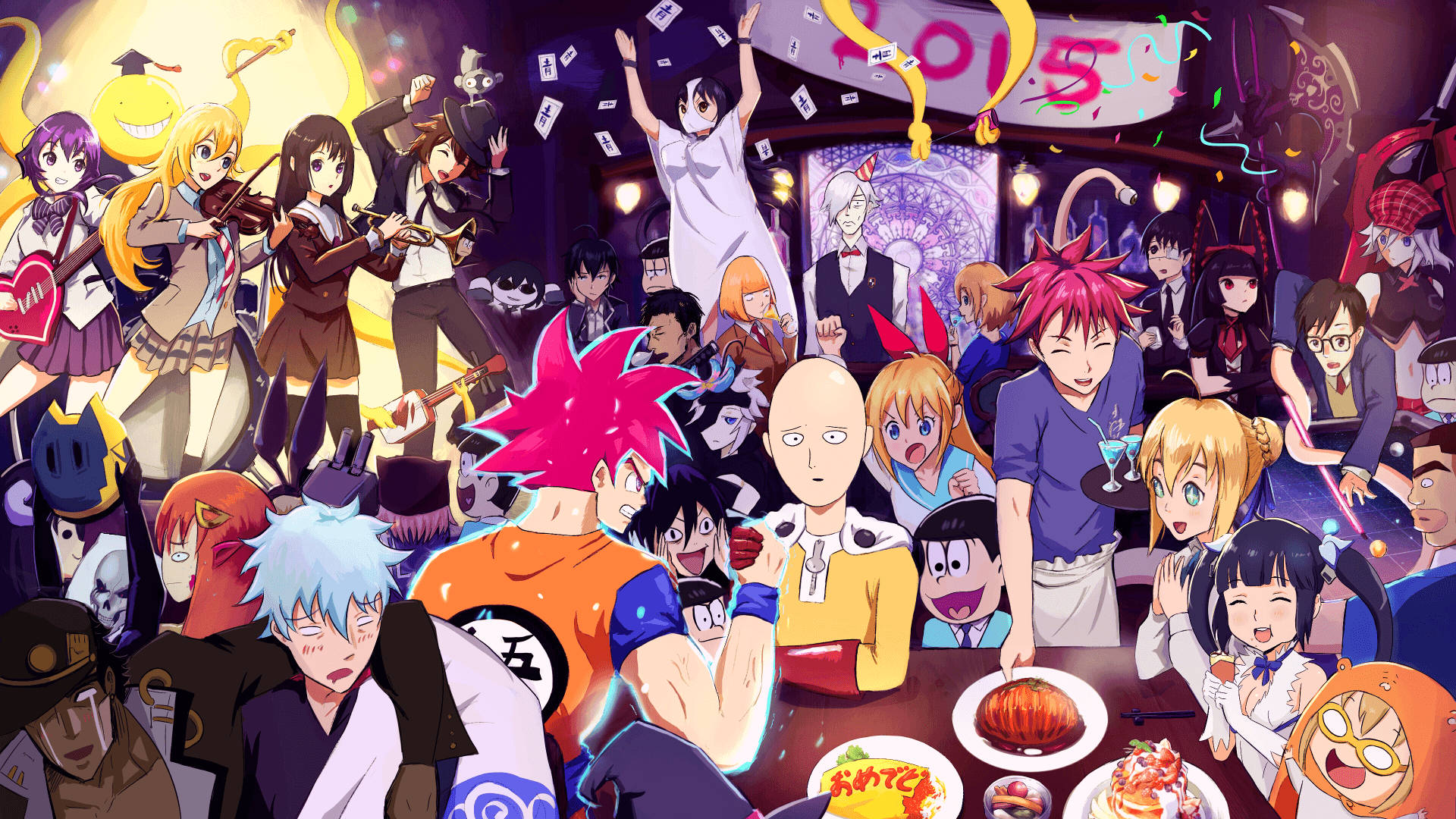 Crossover de Personajes de Anime Tiernos para PFP Fondos de pantalla