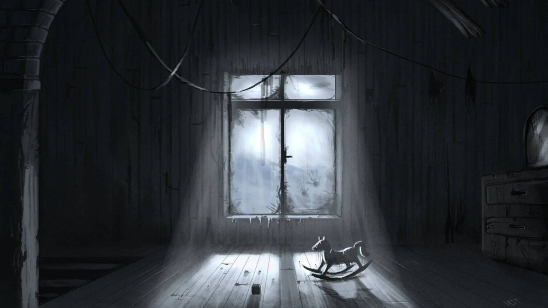 Cuarto de Anime Abandonado Fondos de pantalla