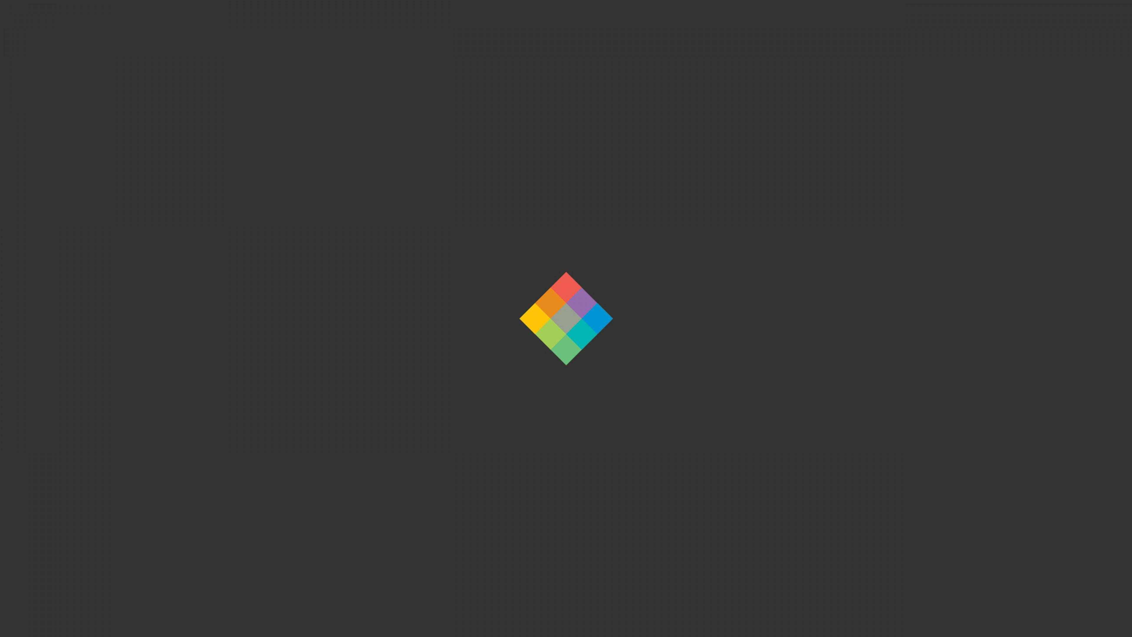 Cubo Colorido Simple y Limpio Fondos de pantalla
