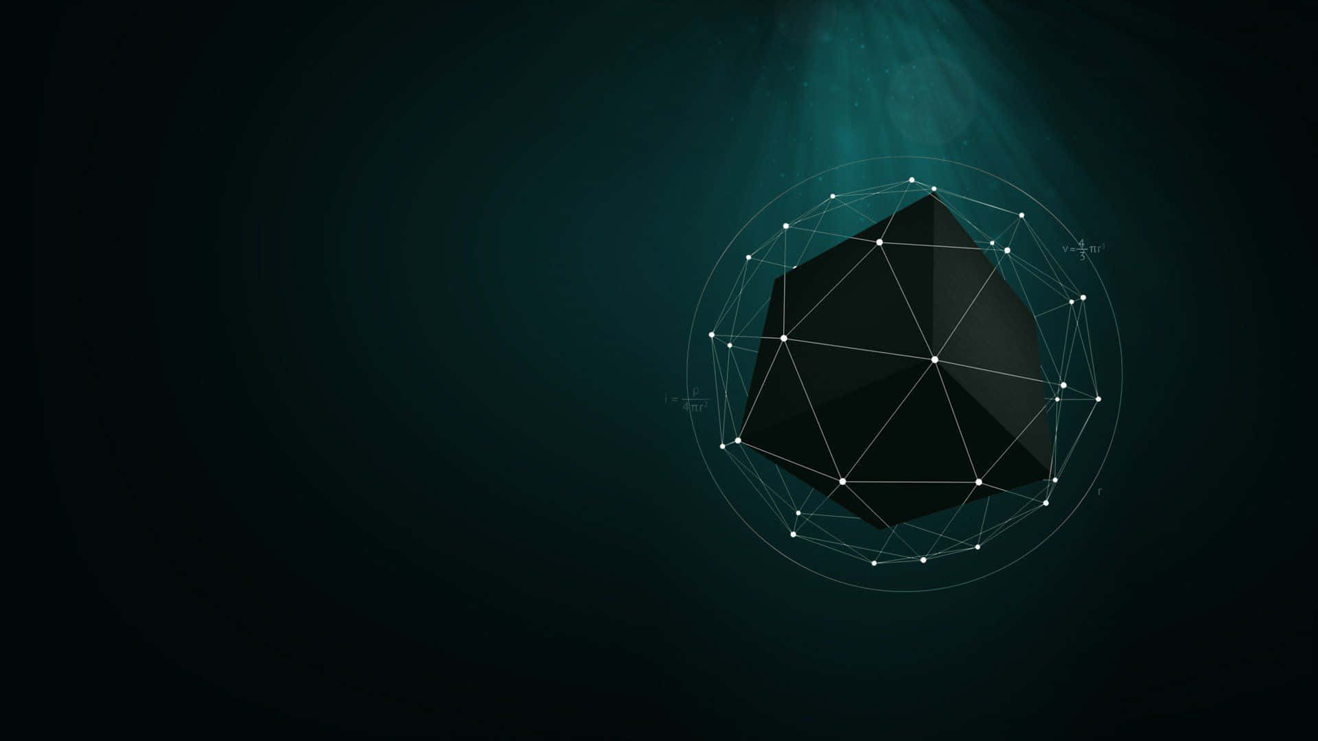 Cubo Negro Minimalista 1920 X 1080 Fondos de pantalla