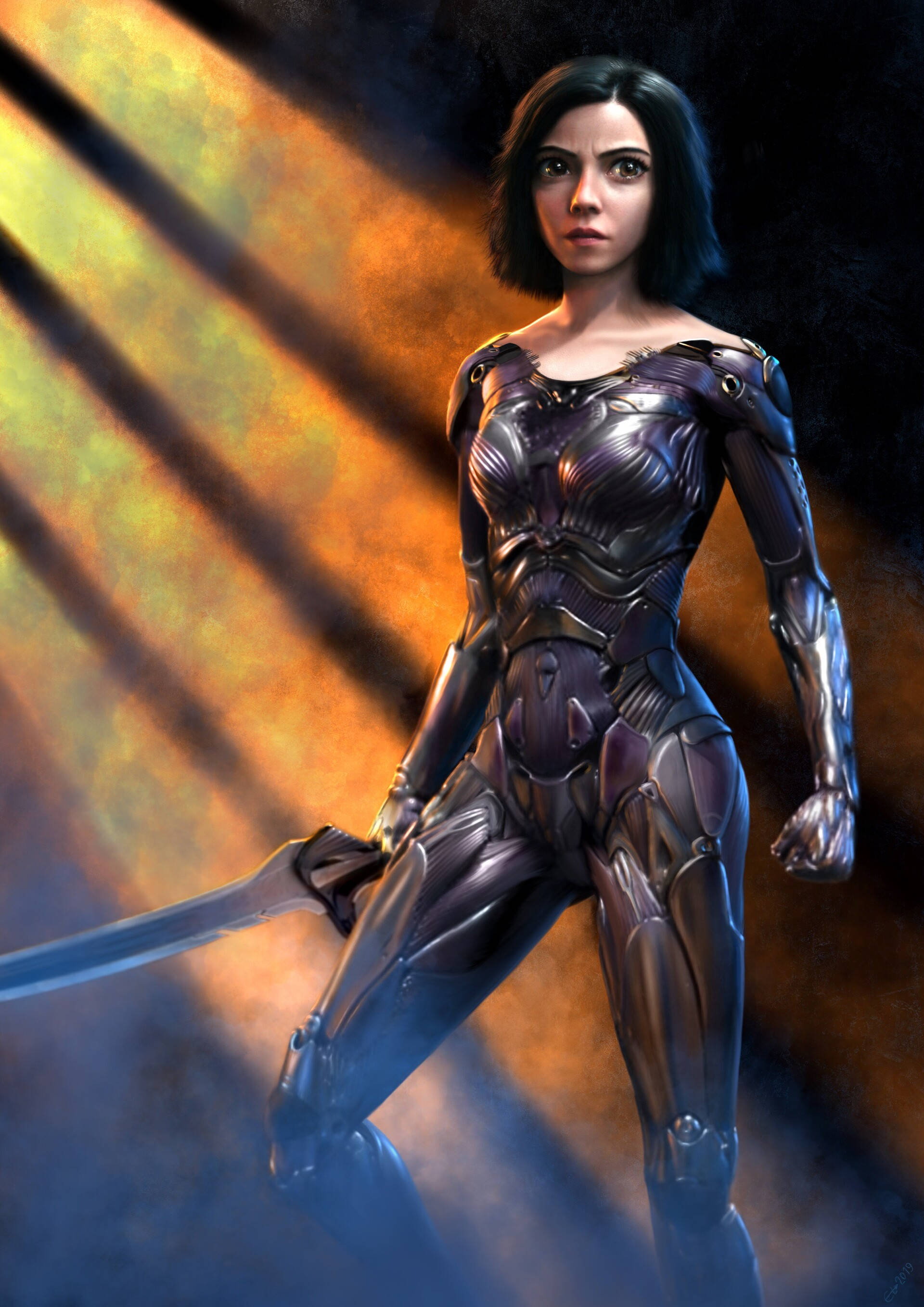 Cuerpo Ciborg Alita: Ángel de Batalla Fondos de pantalla