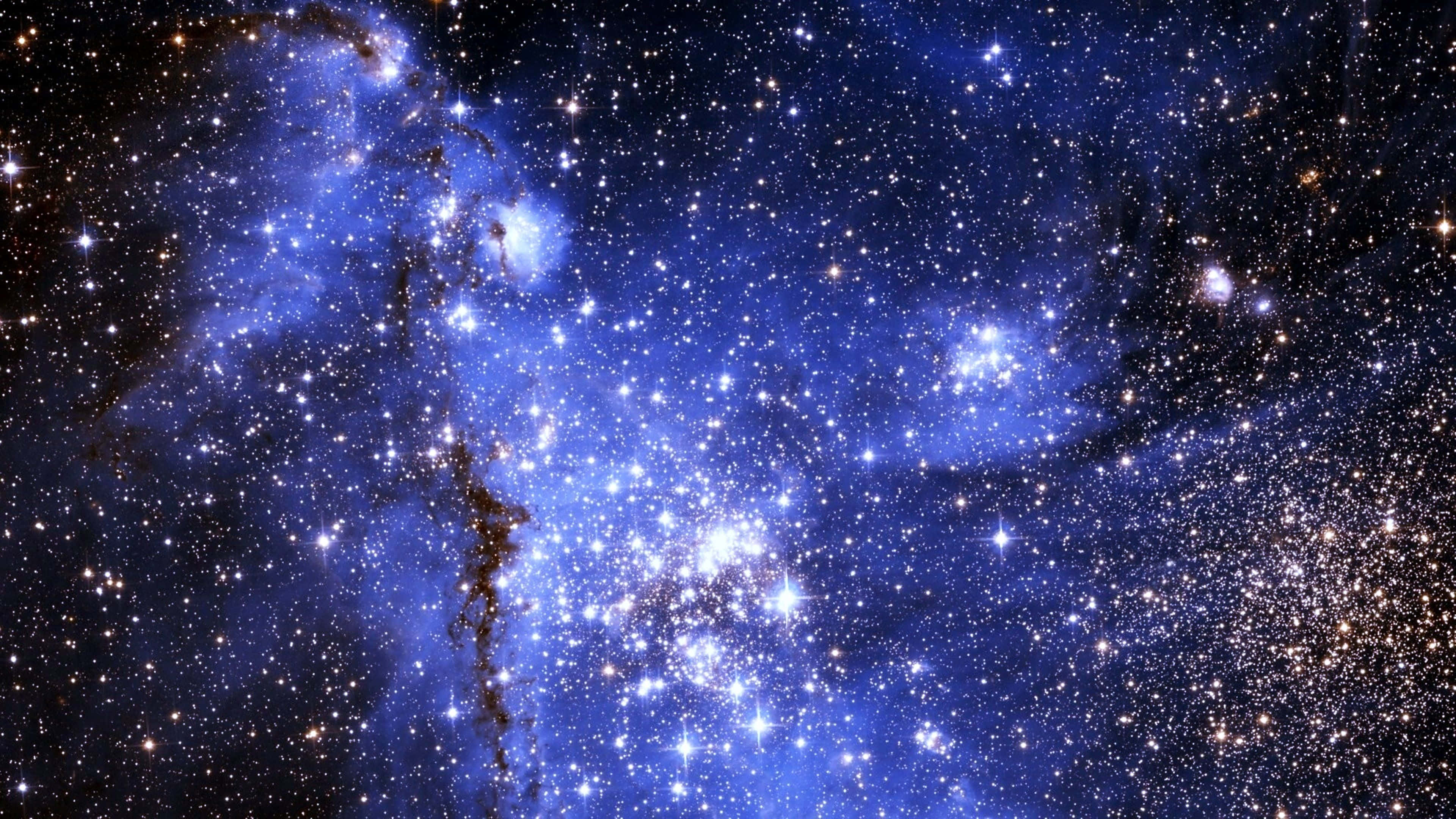 Cúmulos de Estrellas en el Cielo Galáctico Fondos de pantalla