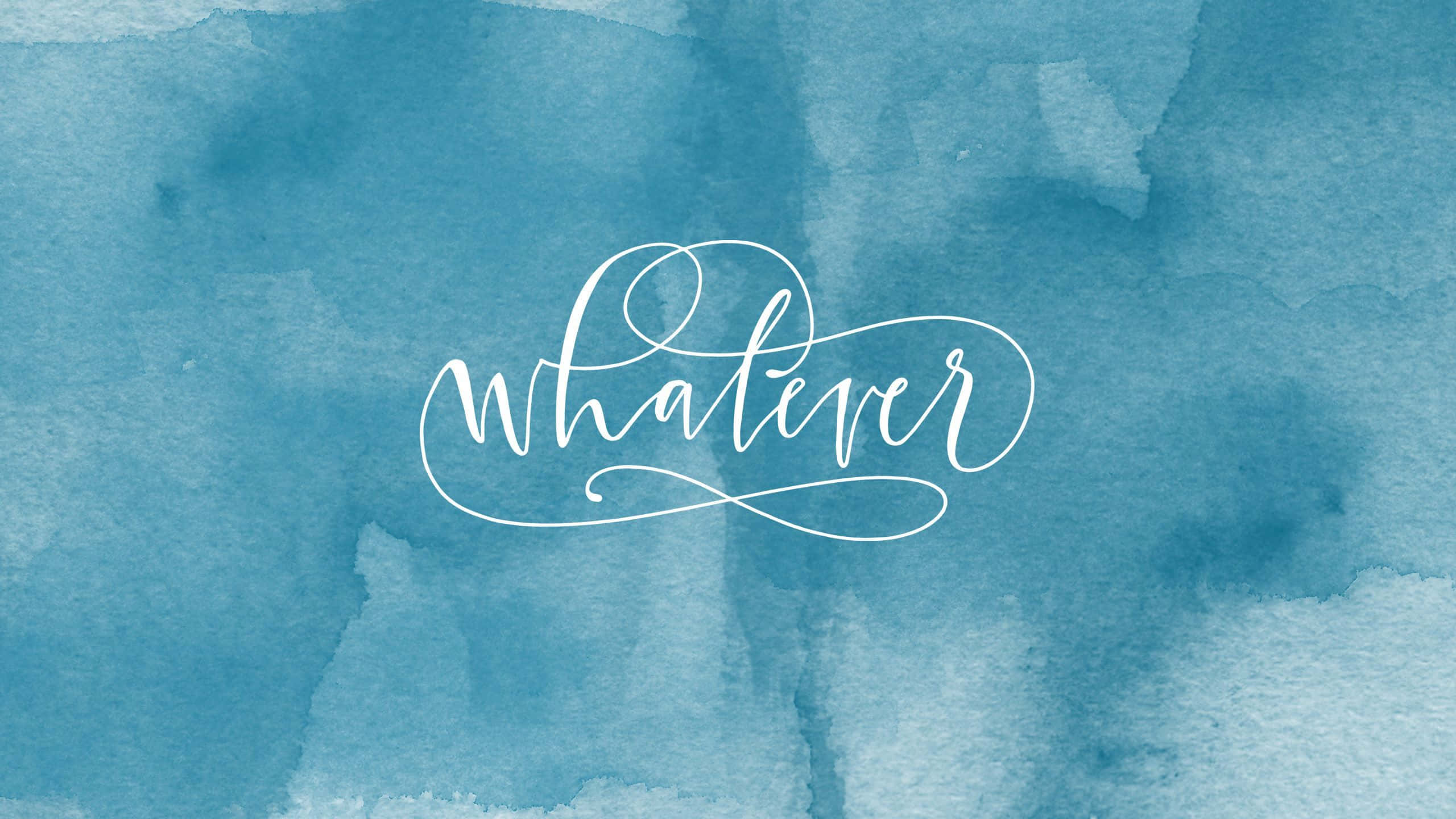 Cursiva Whatever Cyan Estética Fondos de pantalla