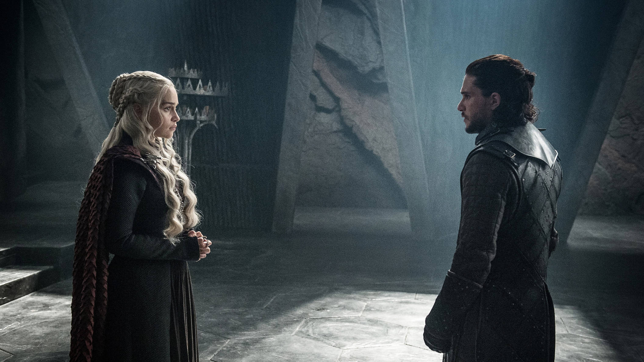 Daenerys mirando fijamente a Jon Snow Game Of Thrones Fondos de pantalla