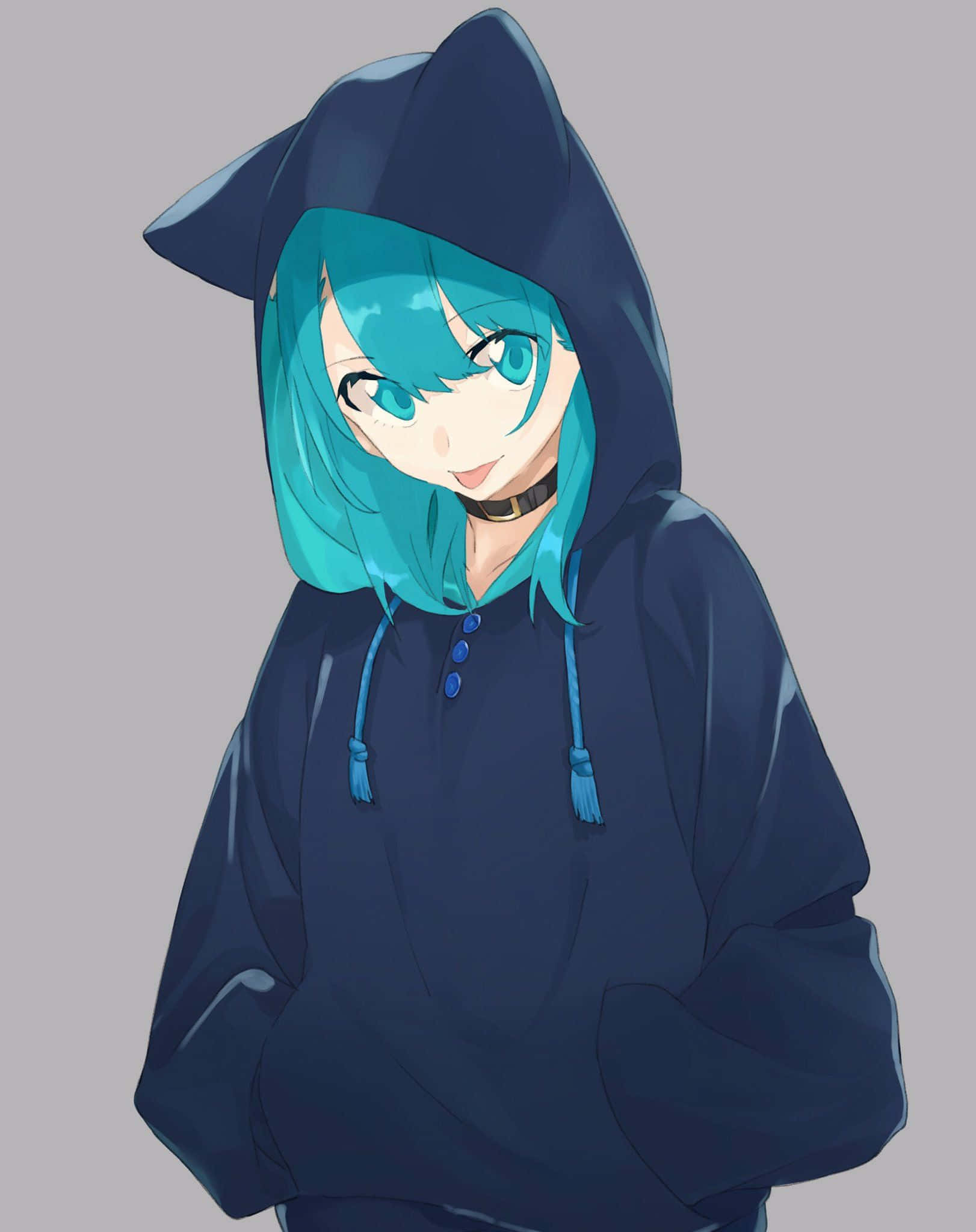 ¡Dale vida a tu ropa casual con esta sudadera con chica anime! Fondos de pantalla