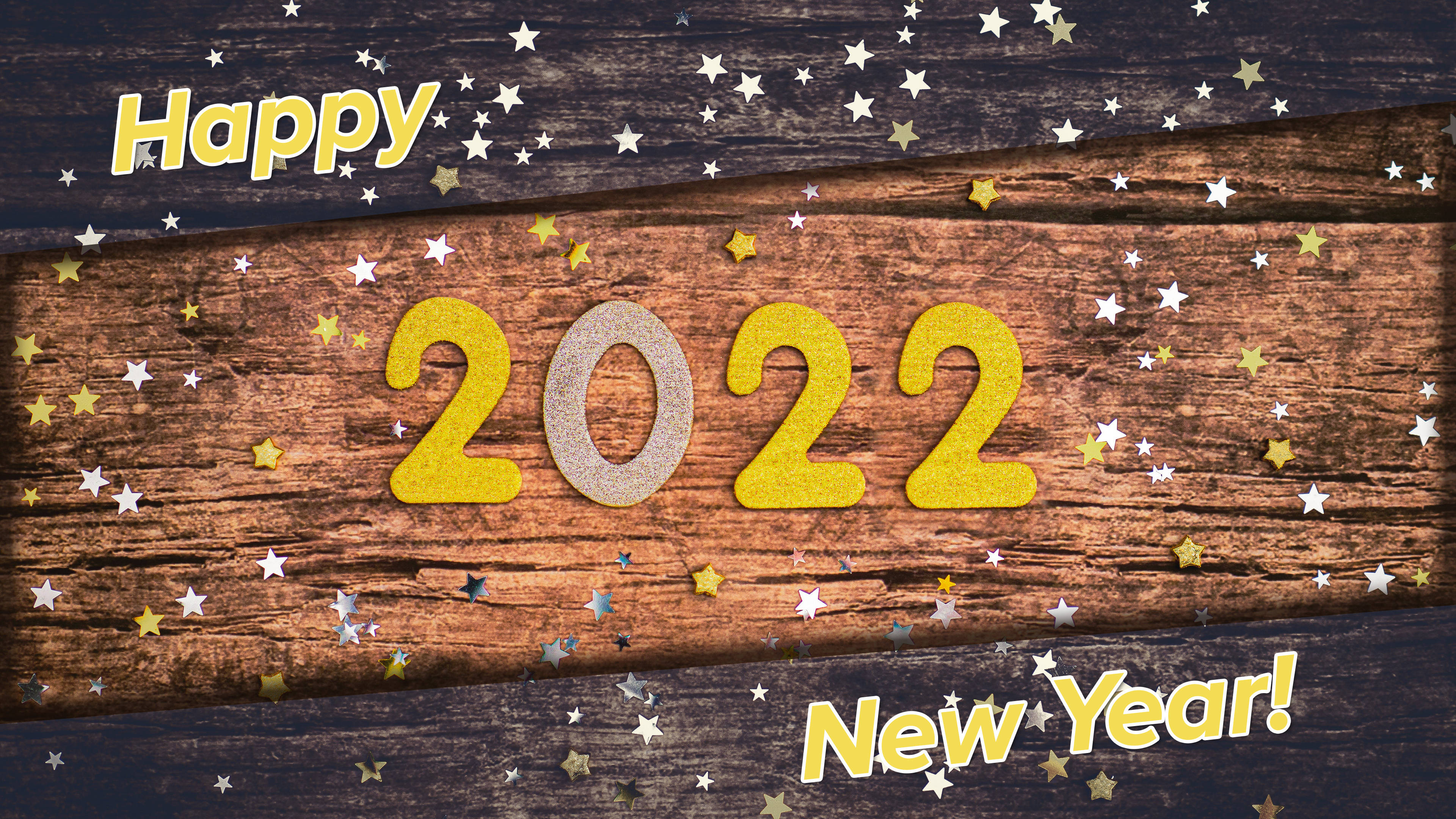 Dando la Bienvenida al Año Nuevo 2022 con Esperanza y Felicidad Fondos de pantalla