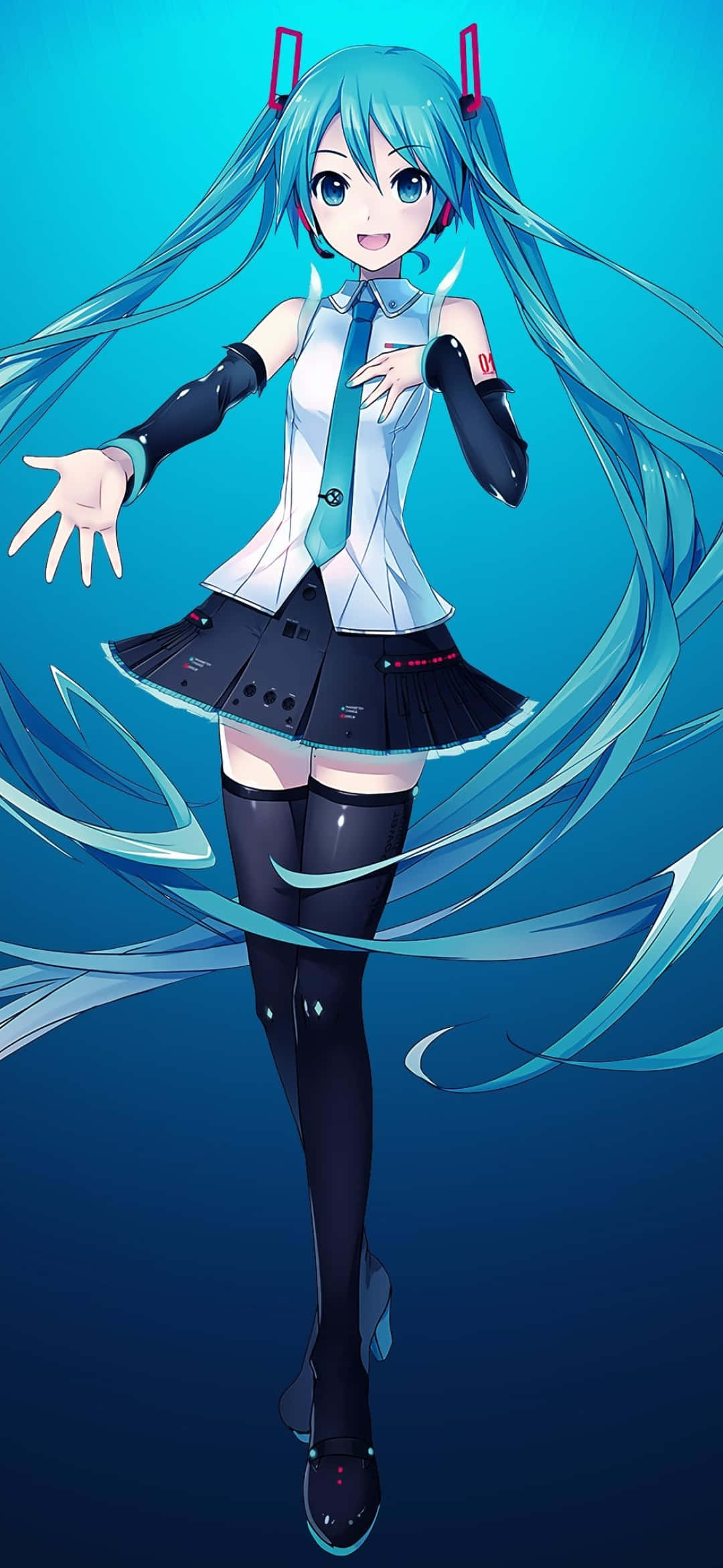 Dando vida a la música: Hatsune Miku en el escenario Fondos de pantalla