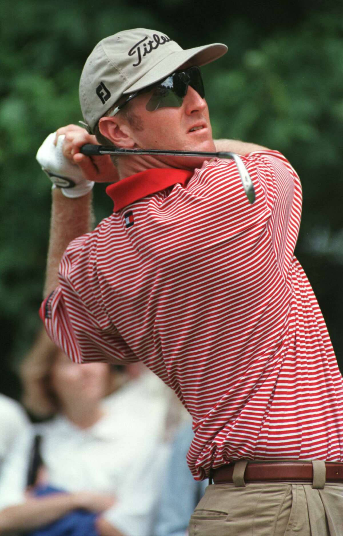 David Duval con Camisa de Rayas Rojas Fondos de pantalla