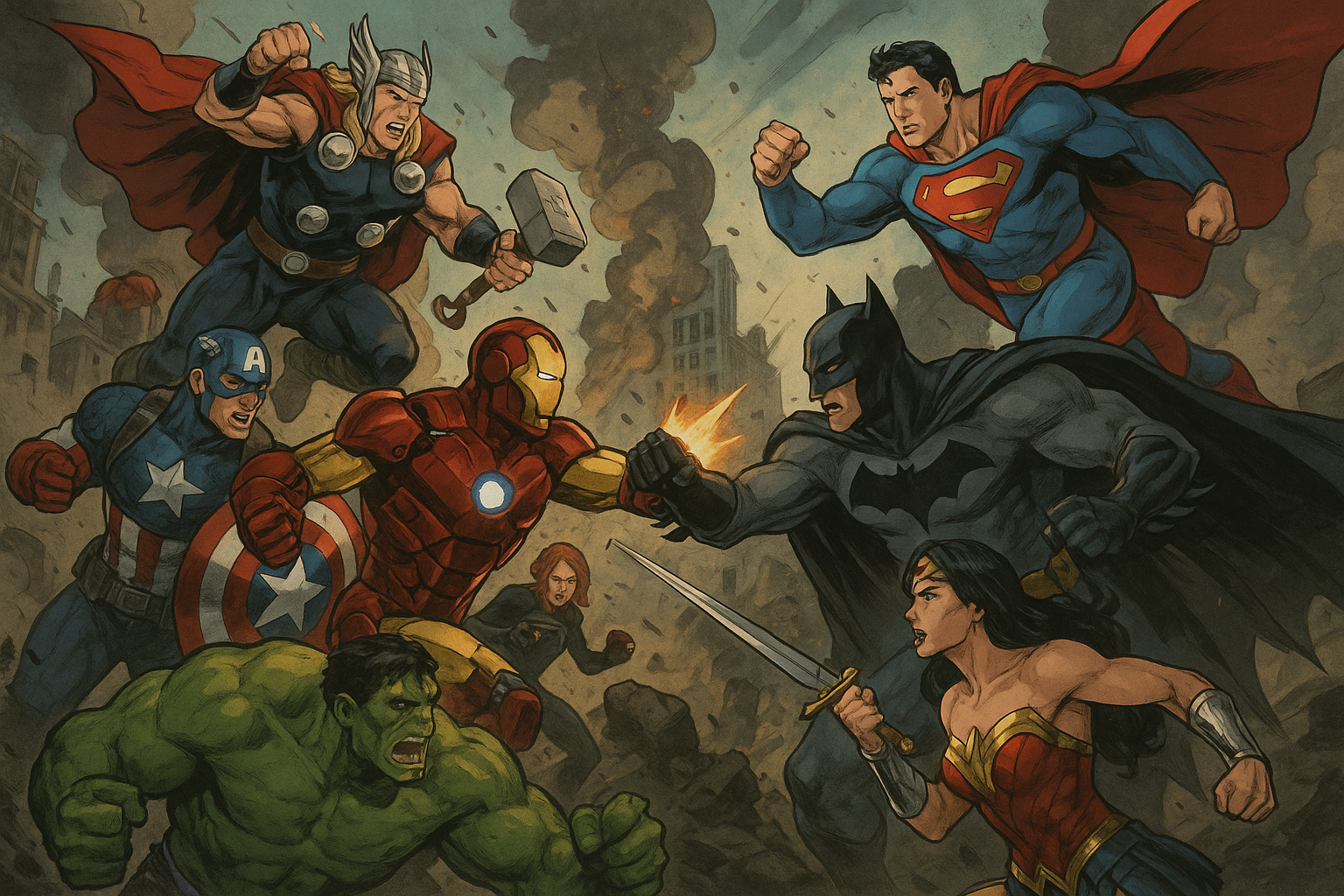 DC VS MARVEL ¿QUIÉN GANA??? Fondos de pantalla
