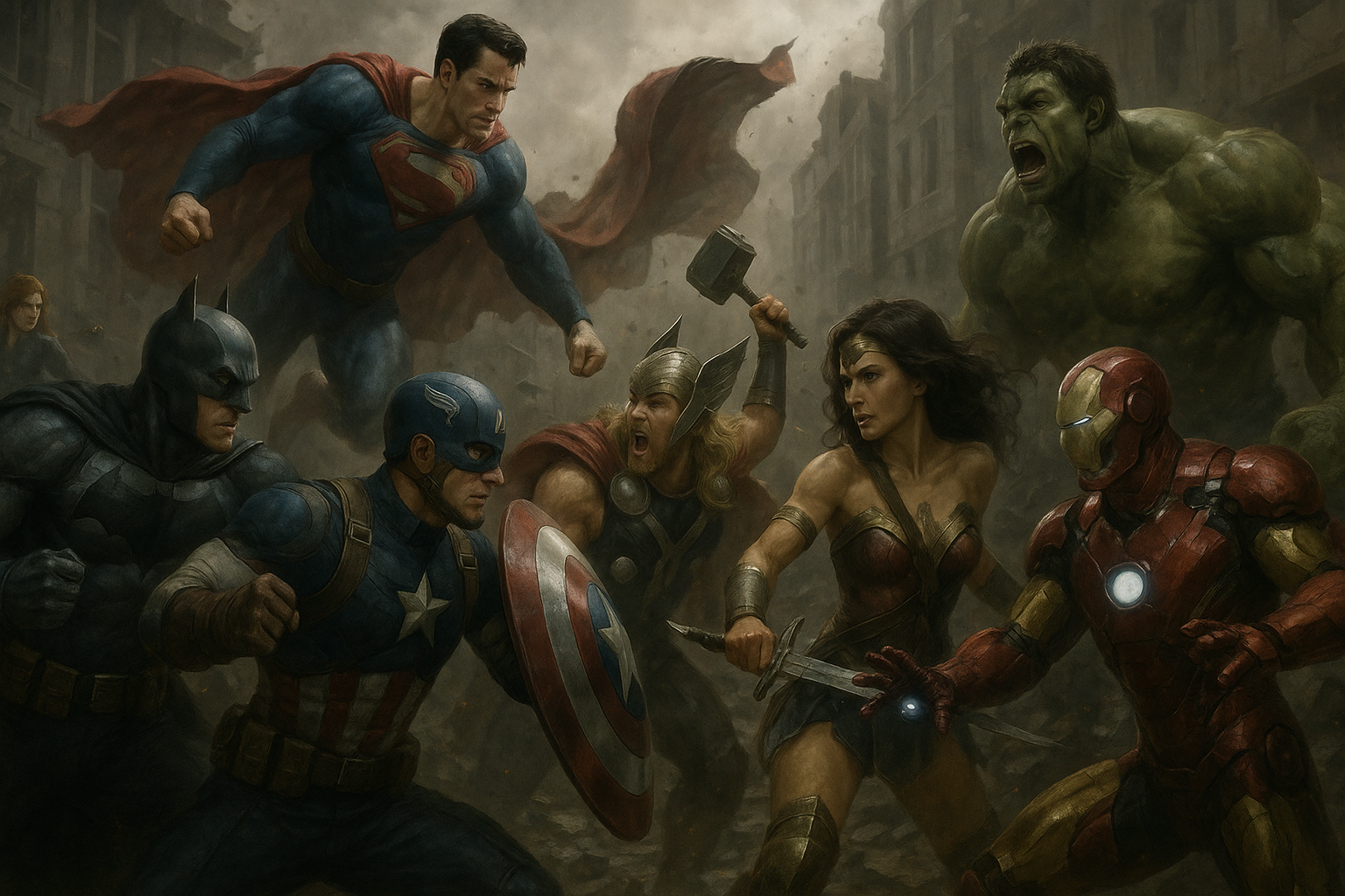DC VS MARVEL REALISTA Fondos de pantalla