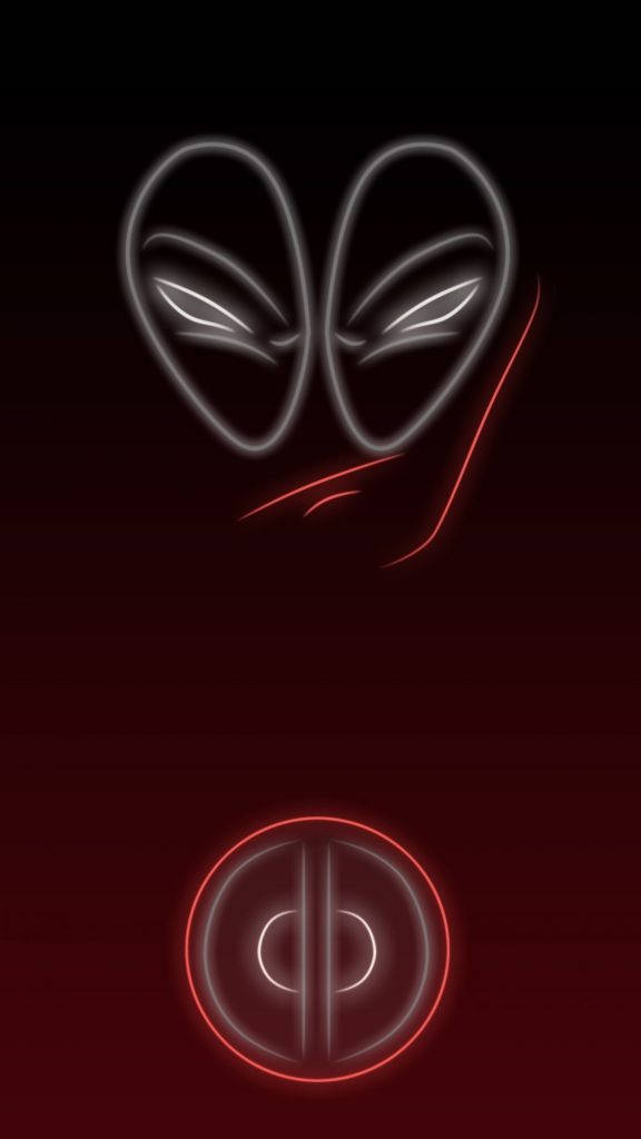 Deadpool Neón iPhone Fondos de pantalla