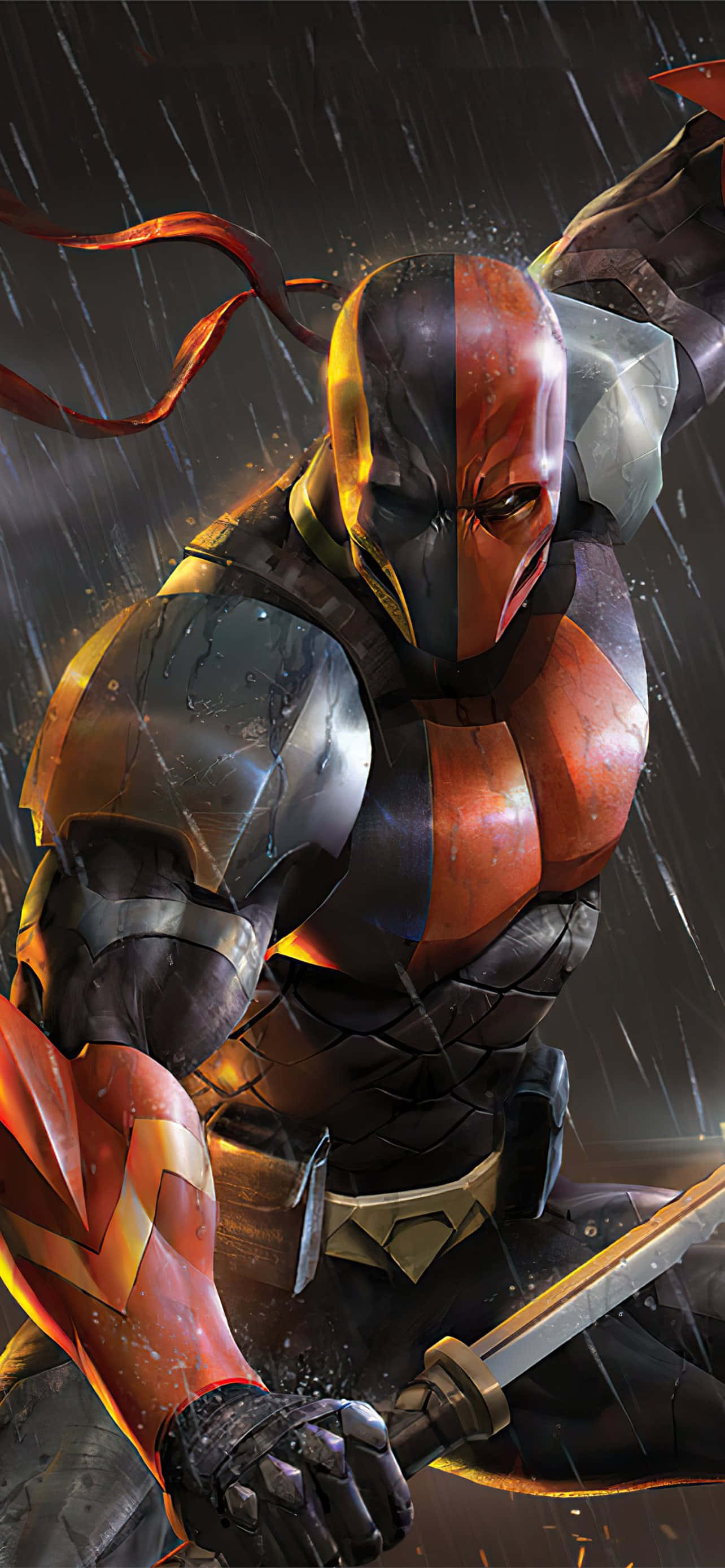 Deathstroke es un asesino implacable, listo para eliminar cualquier obstáculo en su camino Fondos de pantalla