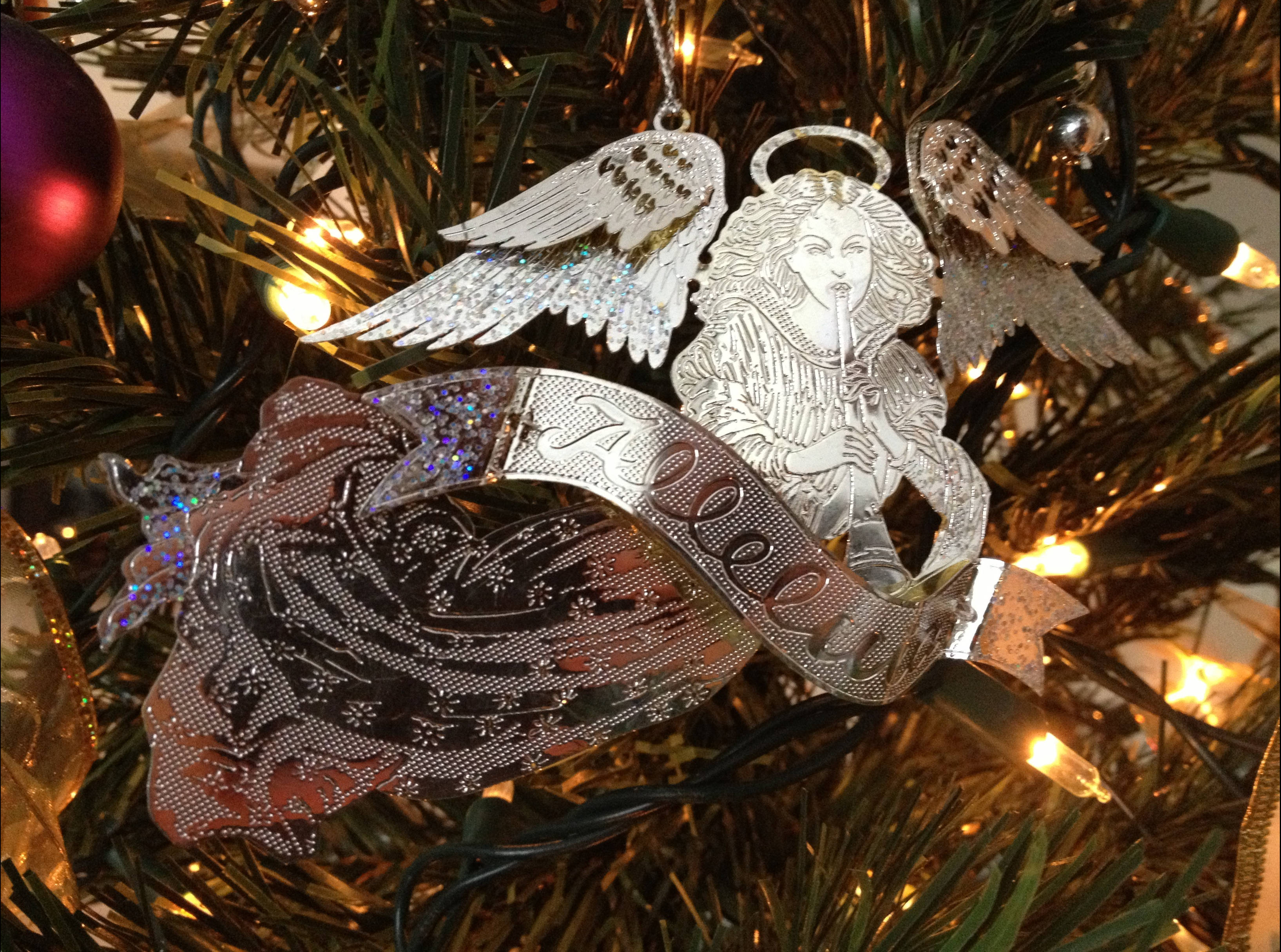 Decoración de Ángel Navideño Fondos de pantalla