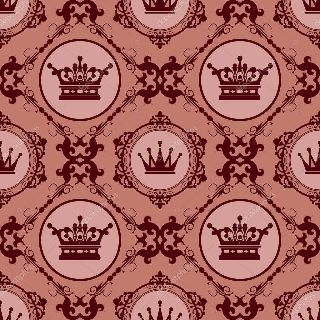 Decoración de pared real con corona Fondos de pantalla