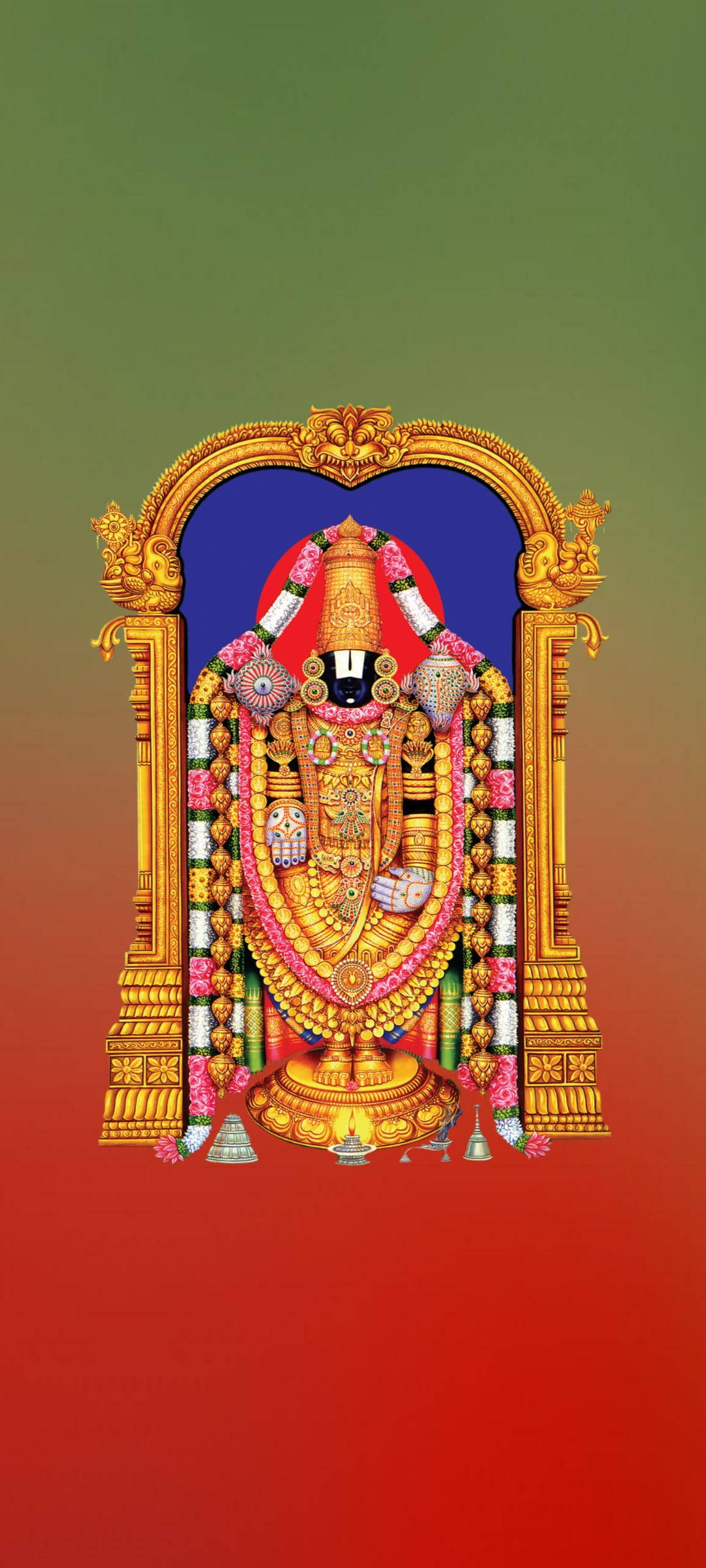 Deidad hindú Venkateswara Swamy Fondos de pantalla