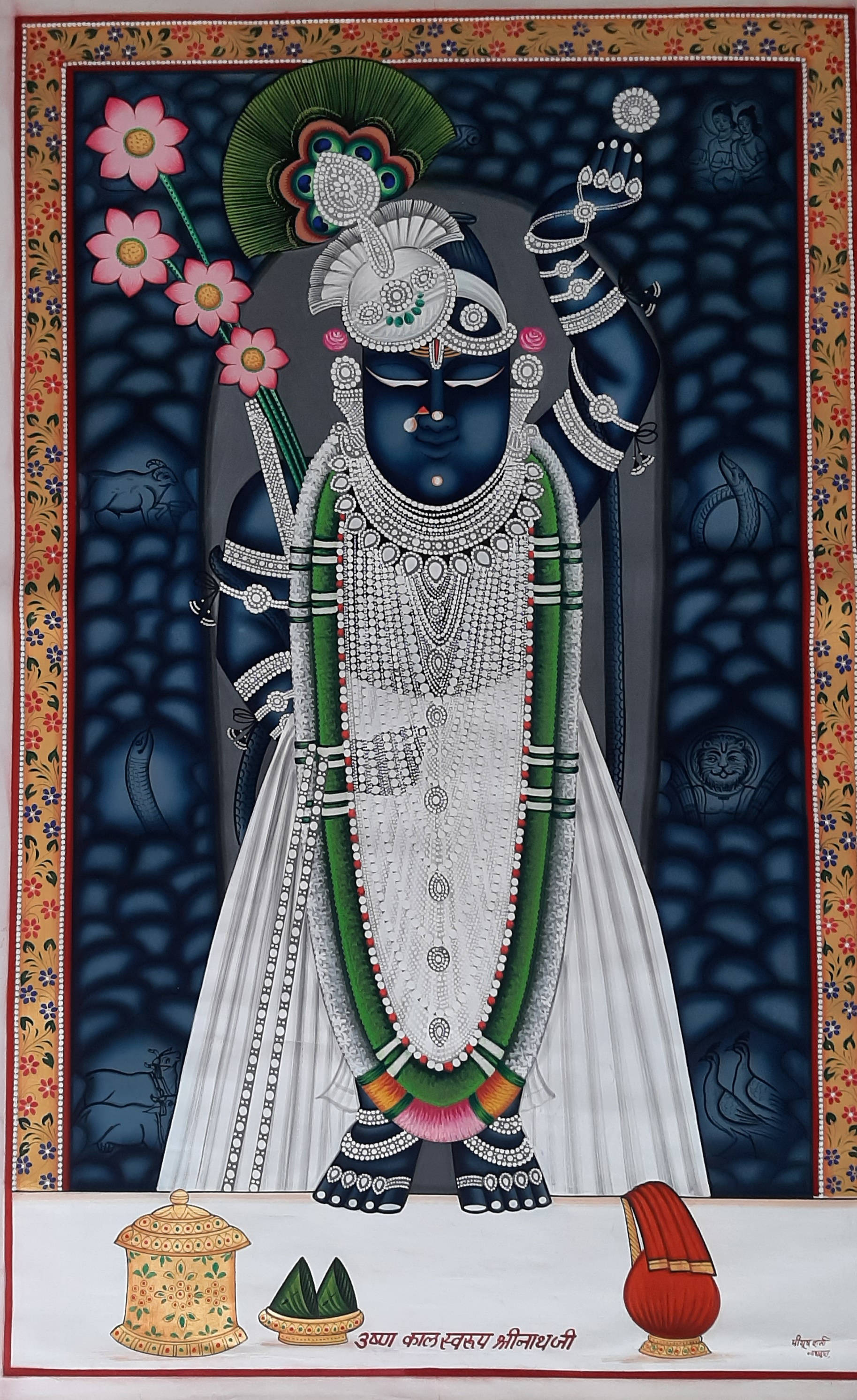 Deidad Shrinathji Azul Fondos de pantalla