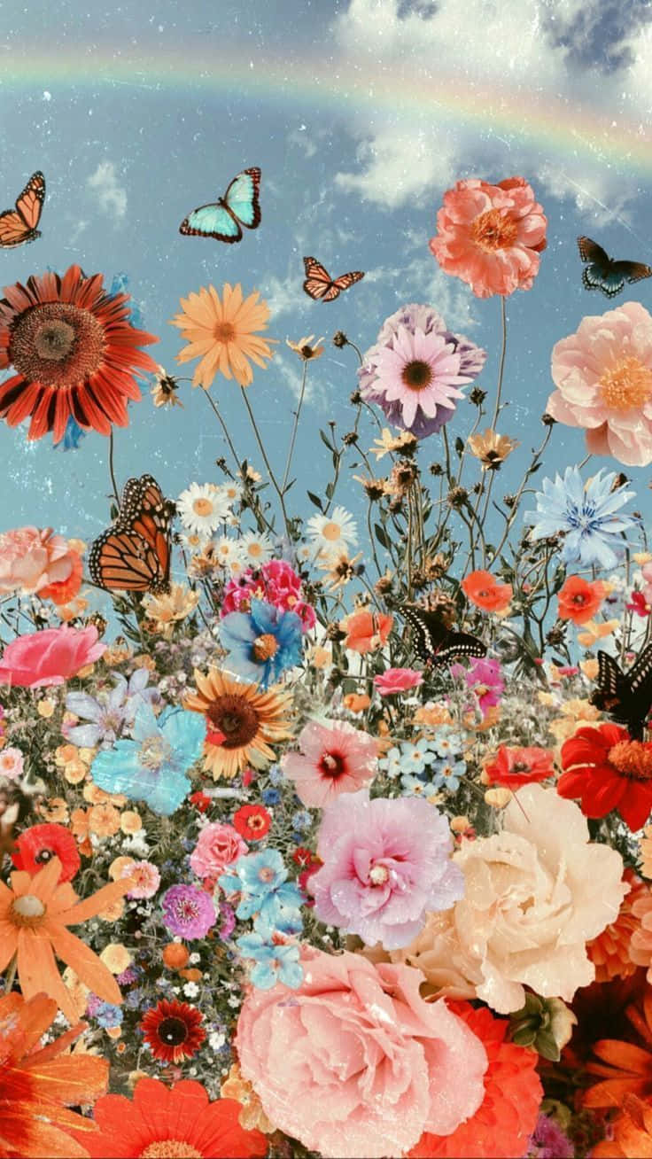 Deja que la belleza vibrante de las flores tradicionales alegre tu espacio. Fondos de pantalla