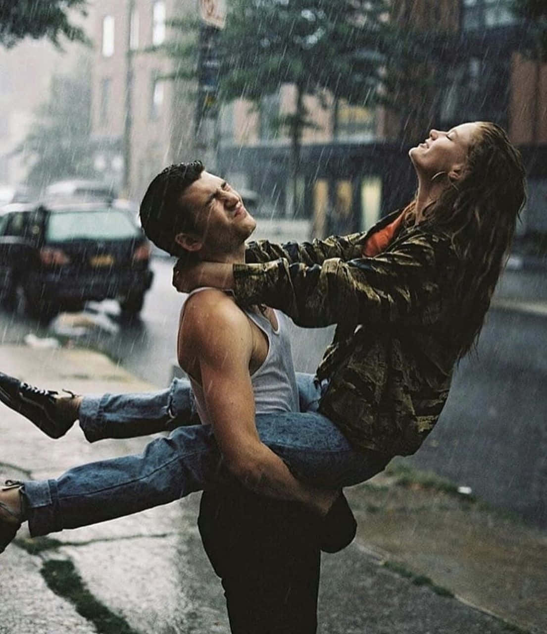 "Deja que la lluvia lave todas nuestras preocupaciones y nos recuerde nuestro amor" Fondos de pantalla