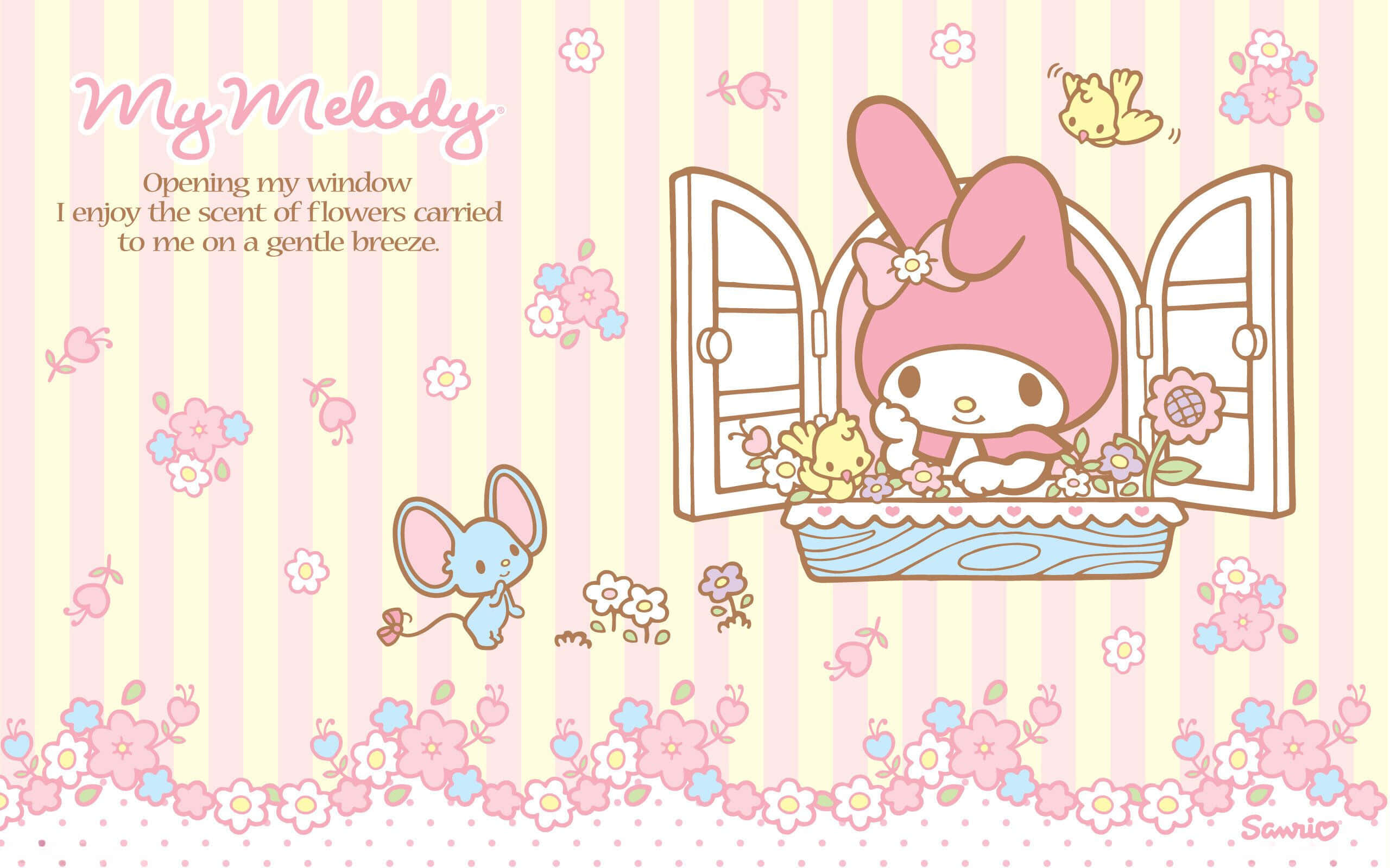 Deja que los personajes de Sanrio traigan alegría y color a tu vida Fondos de pantalla