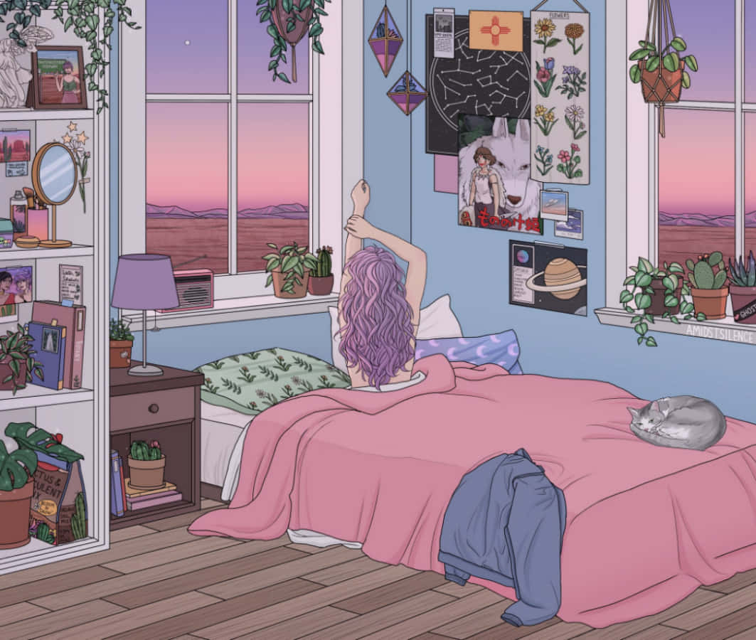¡Deja volar tu imaginación con Anime Room! Fondos de pantalla